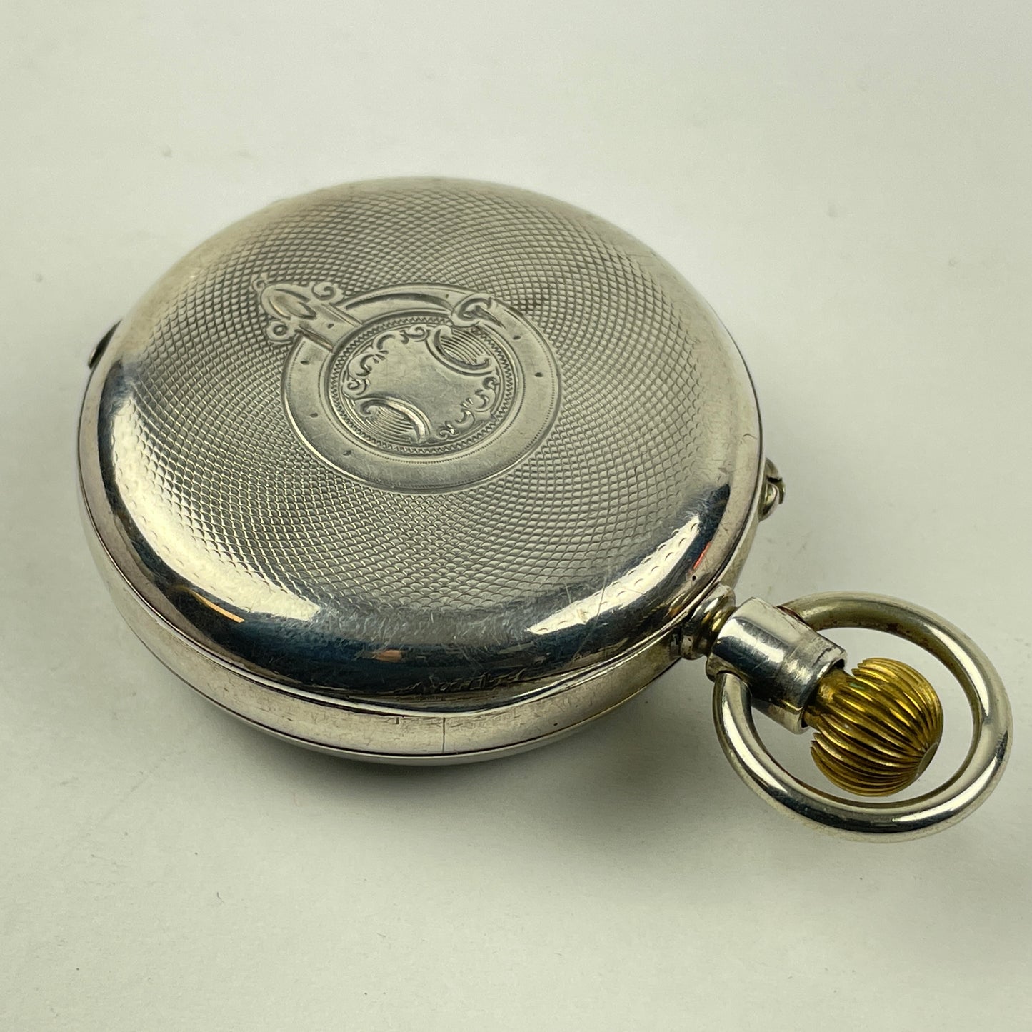 Lot 69- Swiss Sterling Silver Open Face Pocket Watch