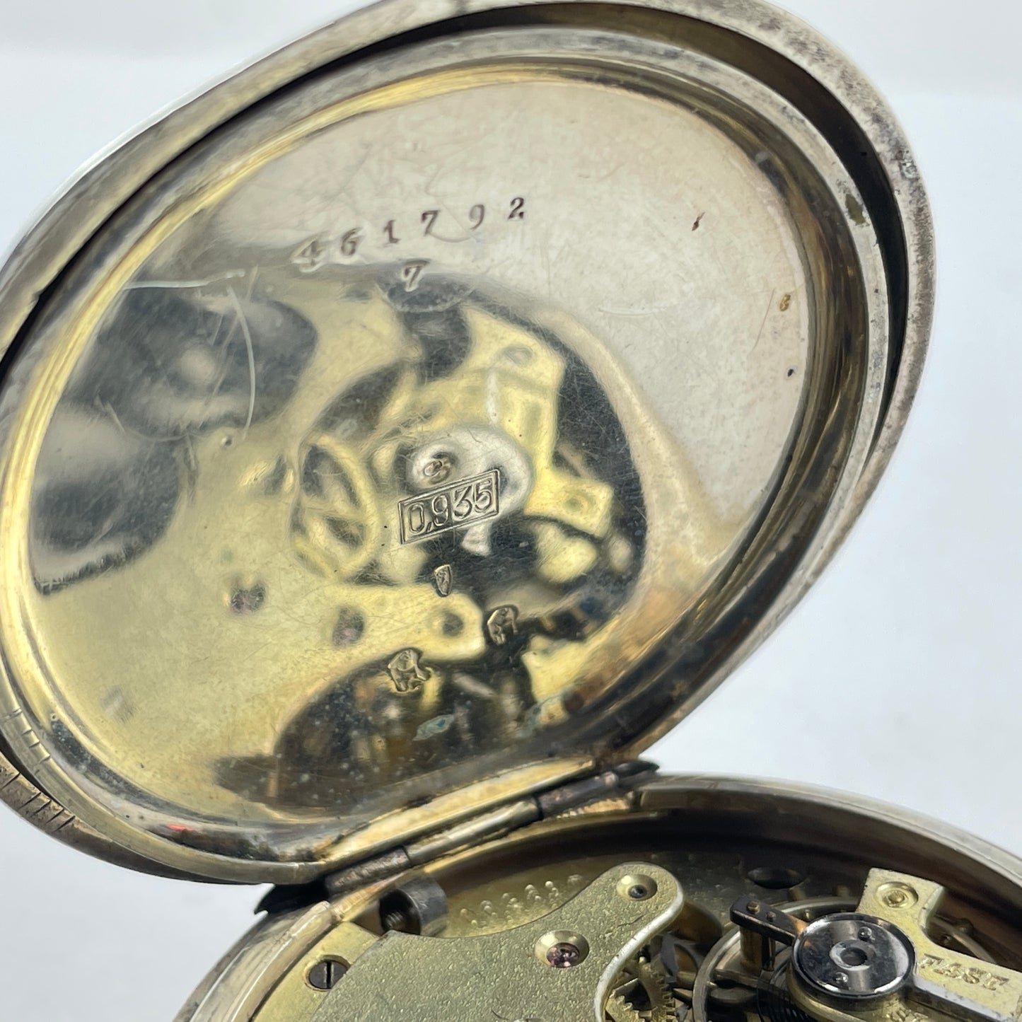 Lot 69- Swiss Sterling Silver Open Face Pocket Watch