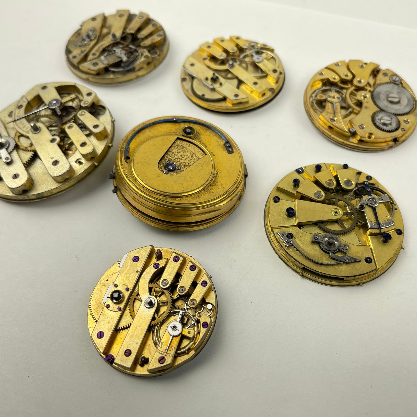 Lot 71- Selection of Swiss Bar, English Fusee & Lepine Pocket Watch Movements