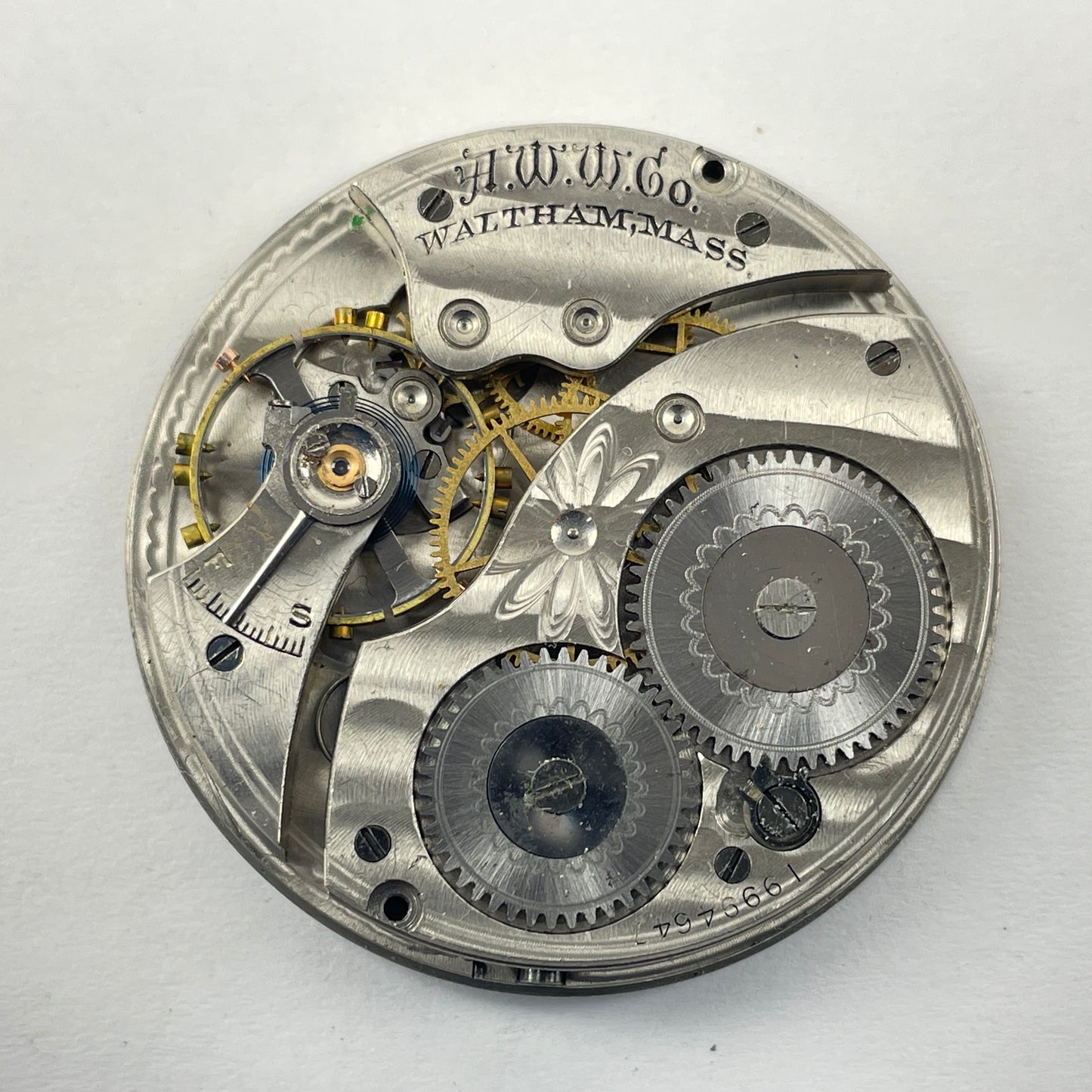 Lot 74- Waltham 12 Size Nickel Open Face Pocket Watch Movements