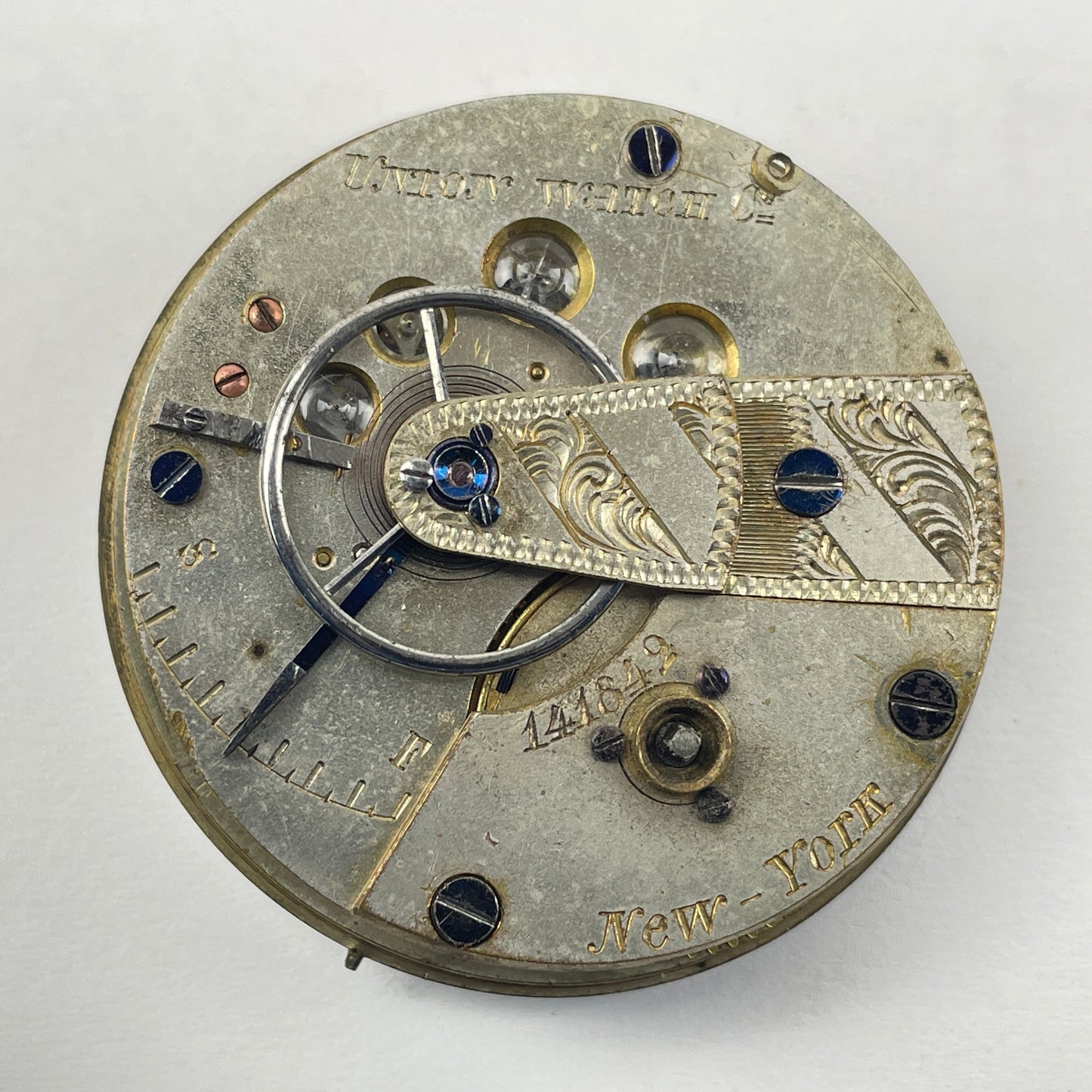 Lot 76- Waltham, Elgin, Illinois & Swiss Fake 18 Size Pocket Watch Movements