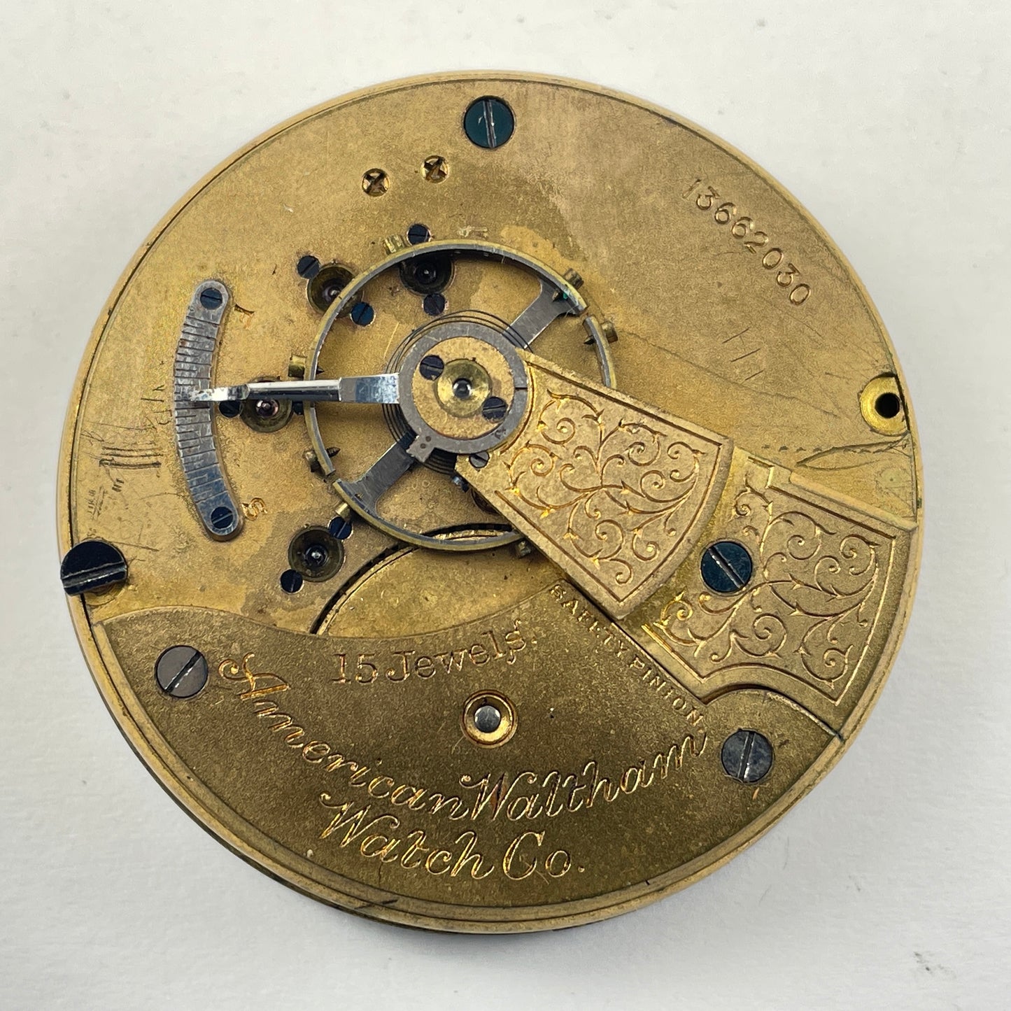 Lot 76- Waltham, Elgin, Illinois & Swiss Fake 18 Size Pocket Watch Movements