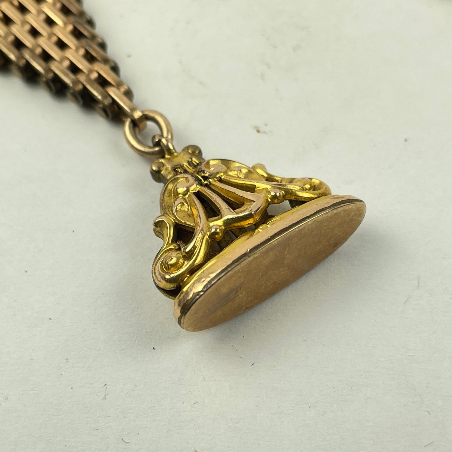 Lot 35- Men’s YGF Antique Victorian Pocket Watch Chain Fobs