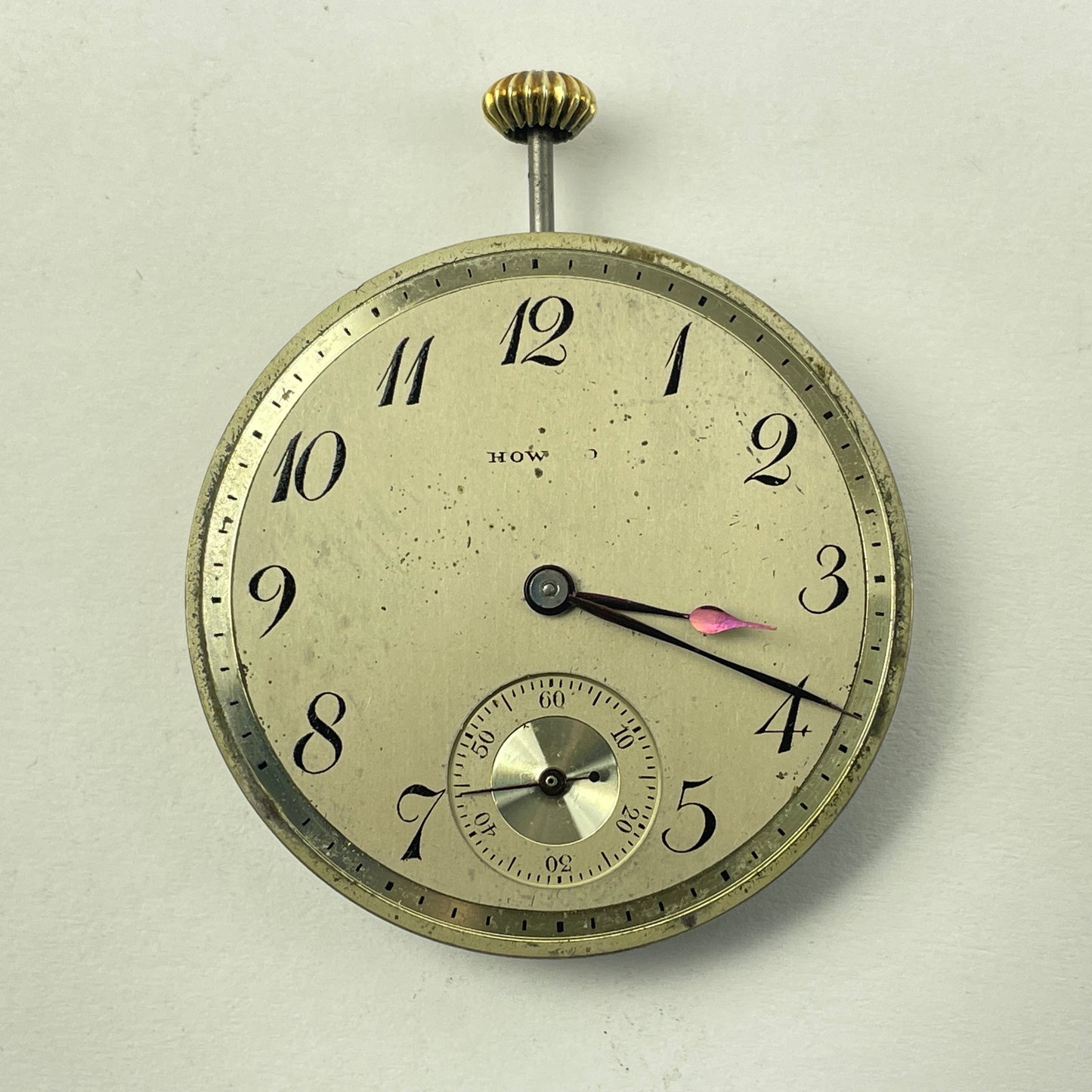 Lot 18- E. Howard & Co. 12 Size Pocket Watch Movement