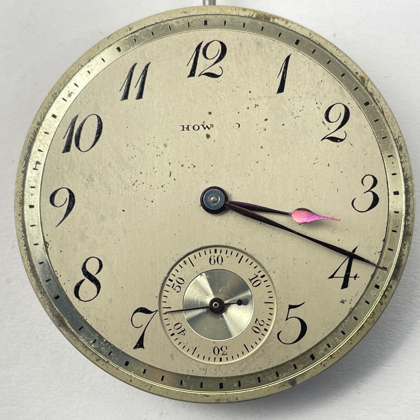 Lot 18- E. Howard & Co. 12 Size Pocket Watch Movement