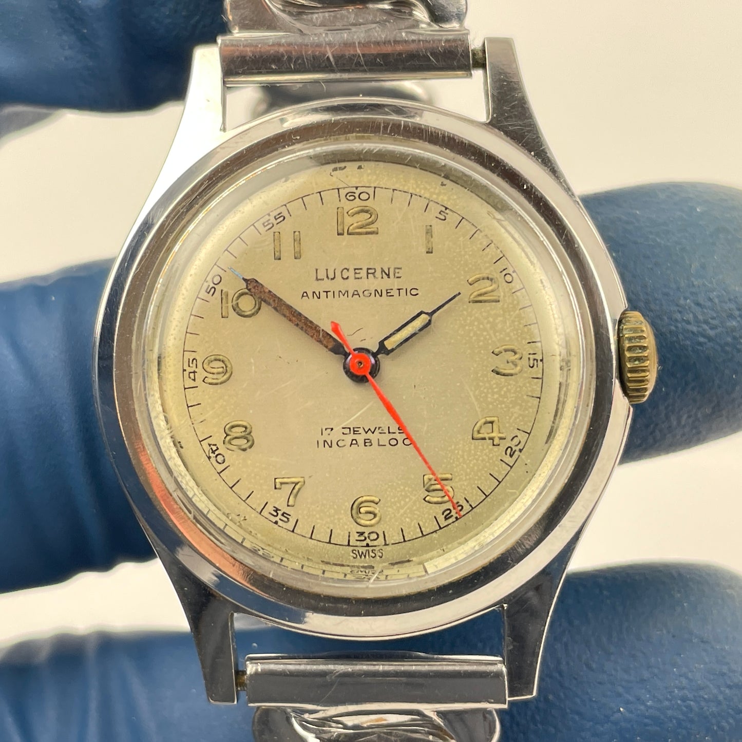 Lot 80- Swiss Pair of Vintage Mechanical Men’s Wristwatches