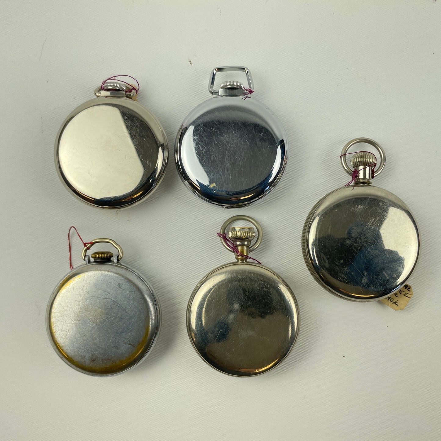 Lot 13- American Assortment of Five Dollar Pocket Watches