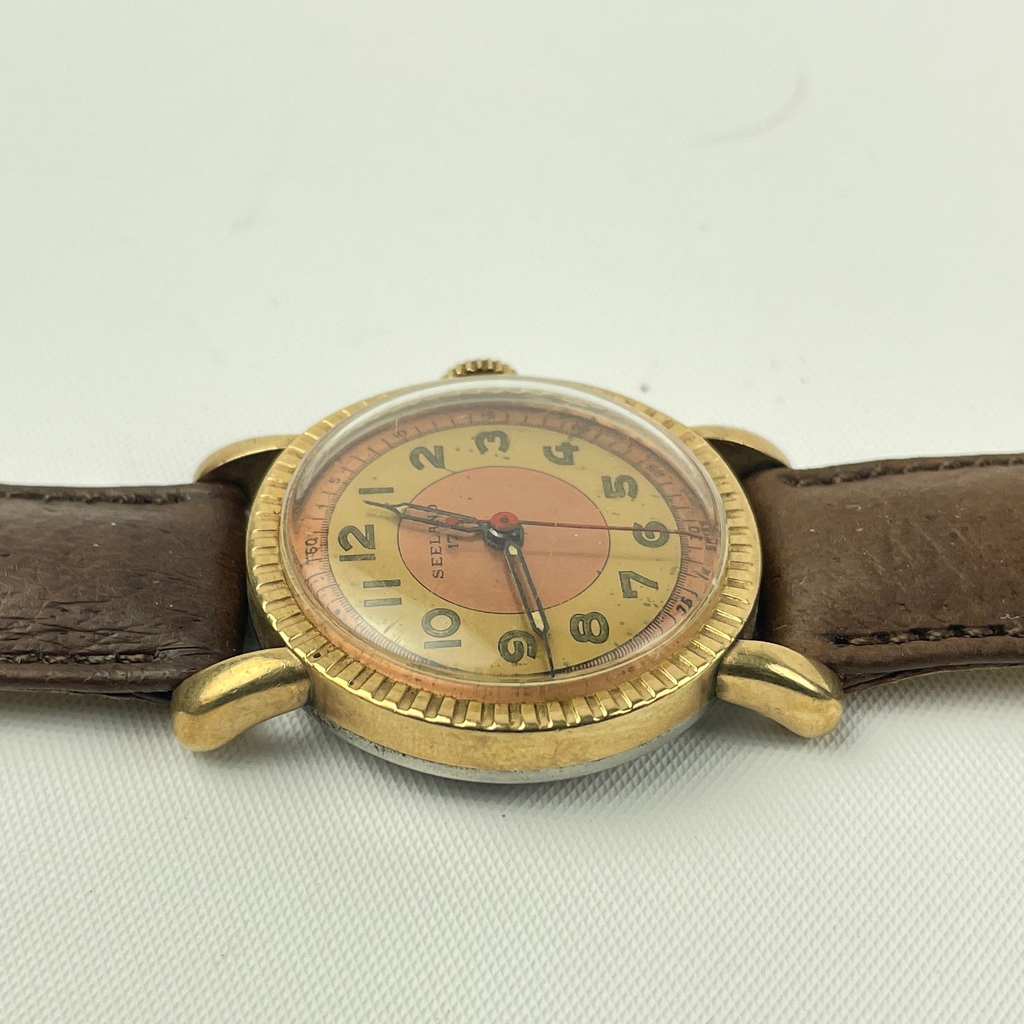 Lot 6- Swiss Seeland Vintage Mechanical Round Wristwatch