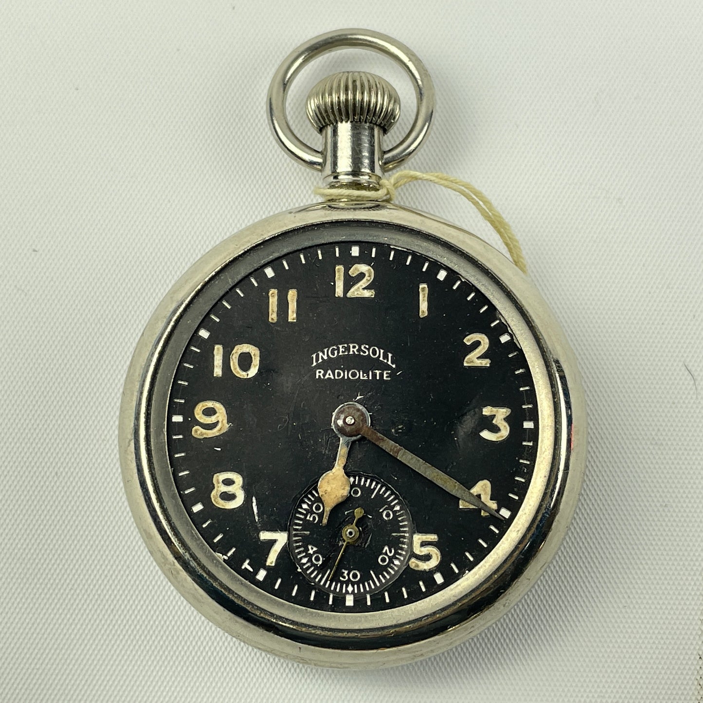 Lot 98- Ingersoll, Ansonia & Westclox “BLACK DIAL” Pocket Watches