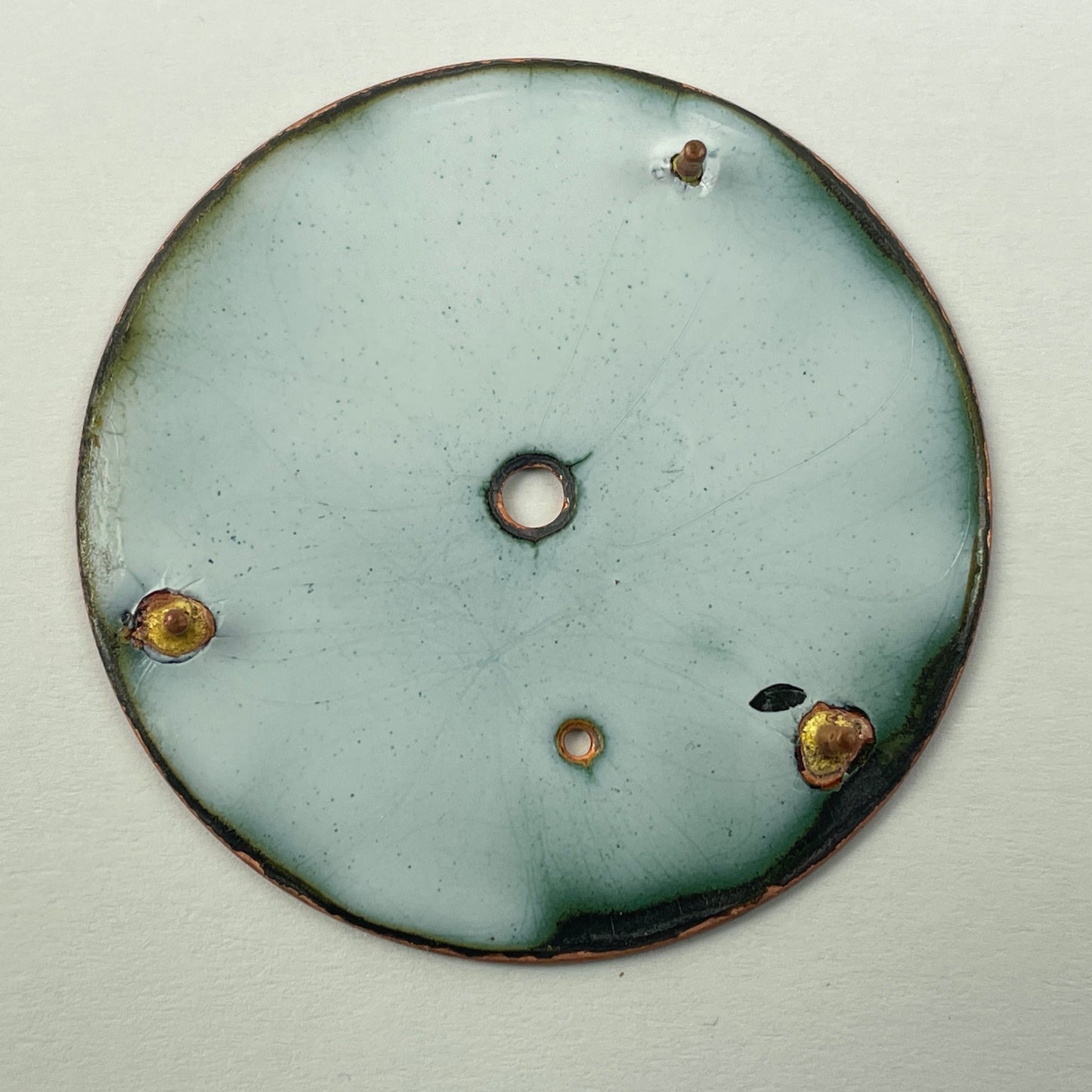 Apr Lot 16- Waltham 18 Size “PINNED” Enamel Model 1857 Pocket Watch Dial