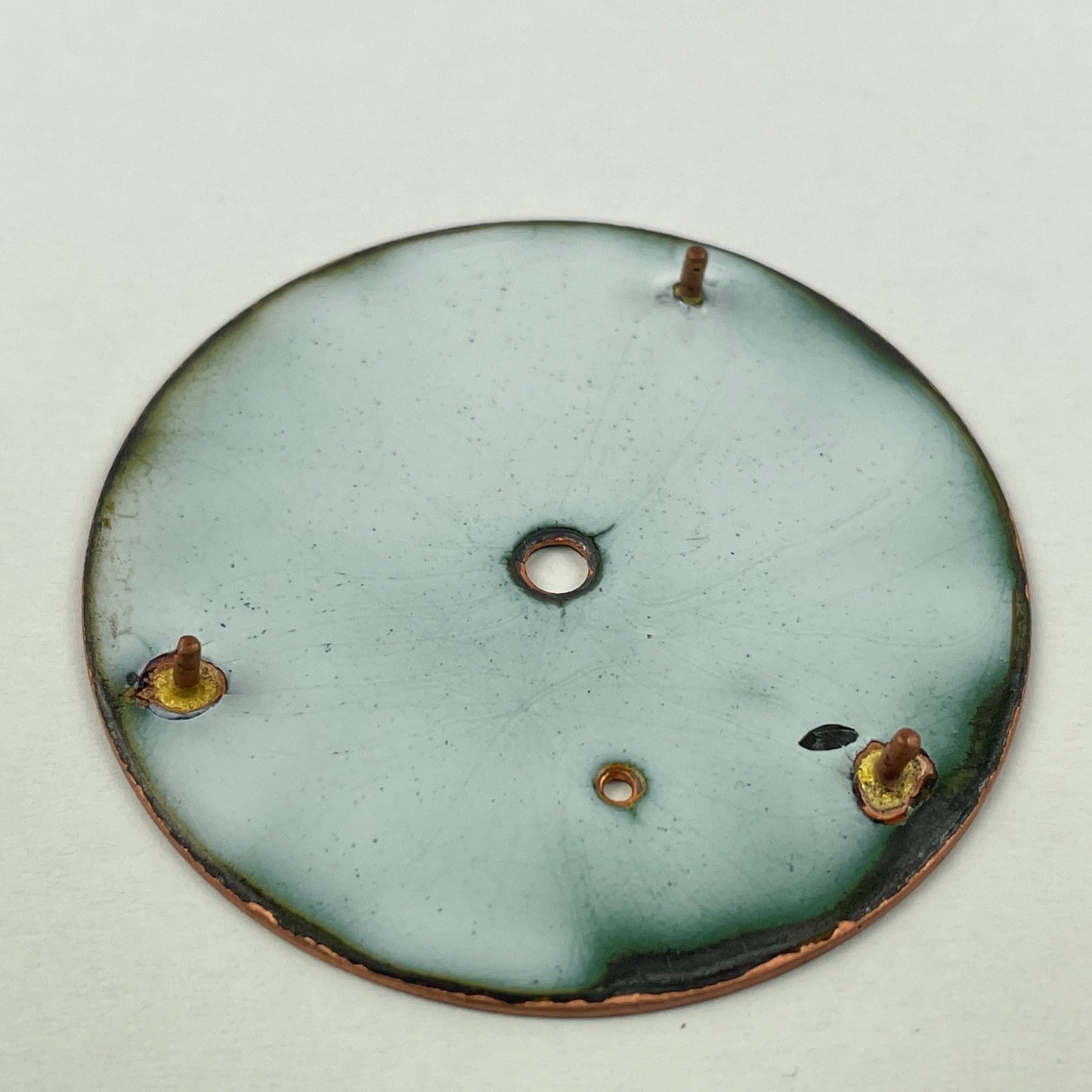 Apr Lot 16- Waltham 18 Size “PINNED” Enamel Model 1857 Pocket Watch Dial