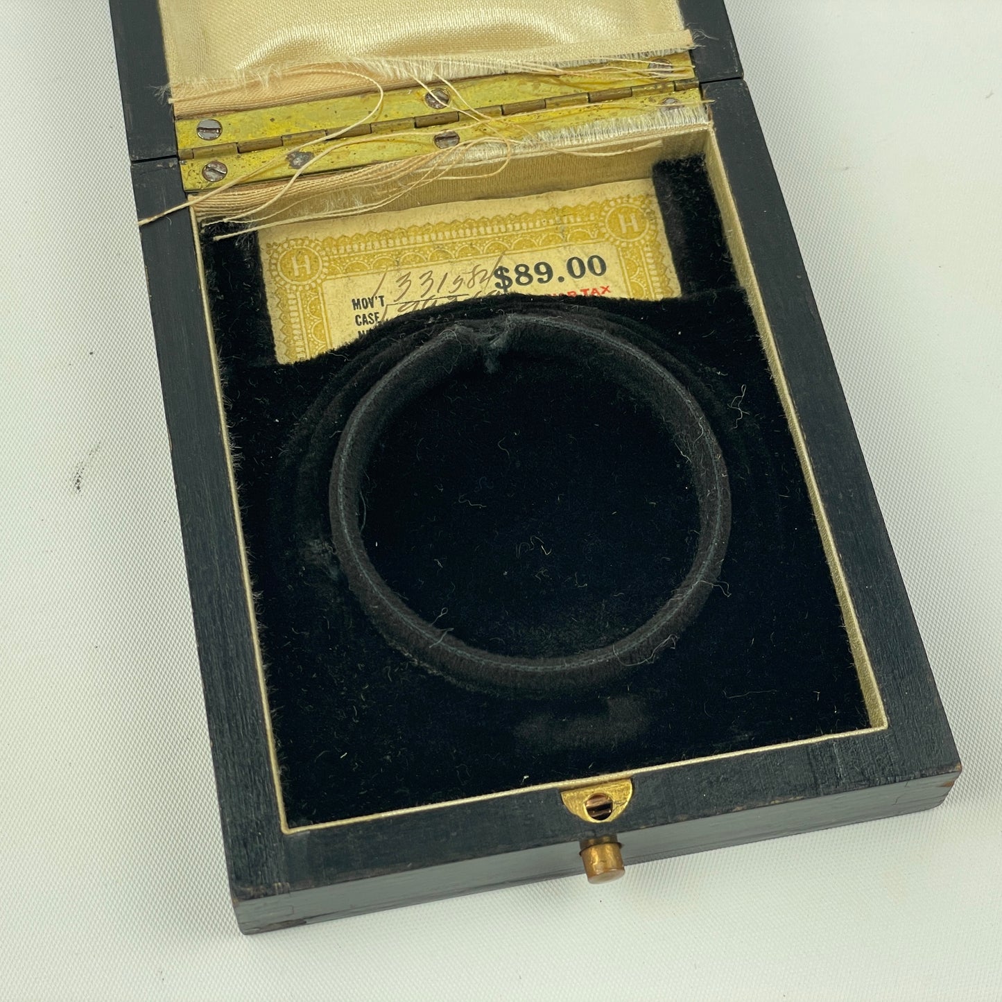 Apr Lot 25- E. Howard & Co. Wood Factory 12 Size Pocket Watch Box
