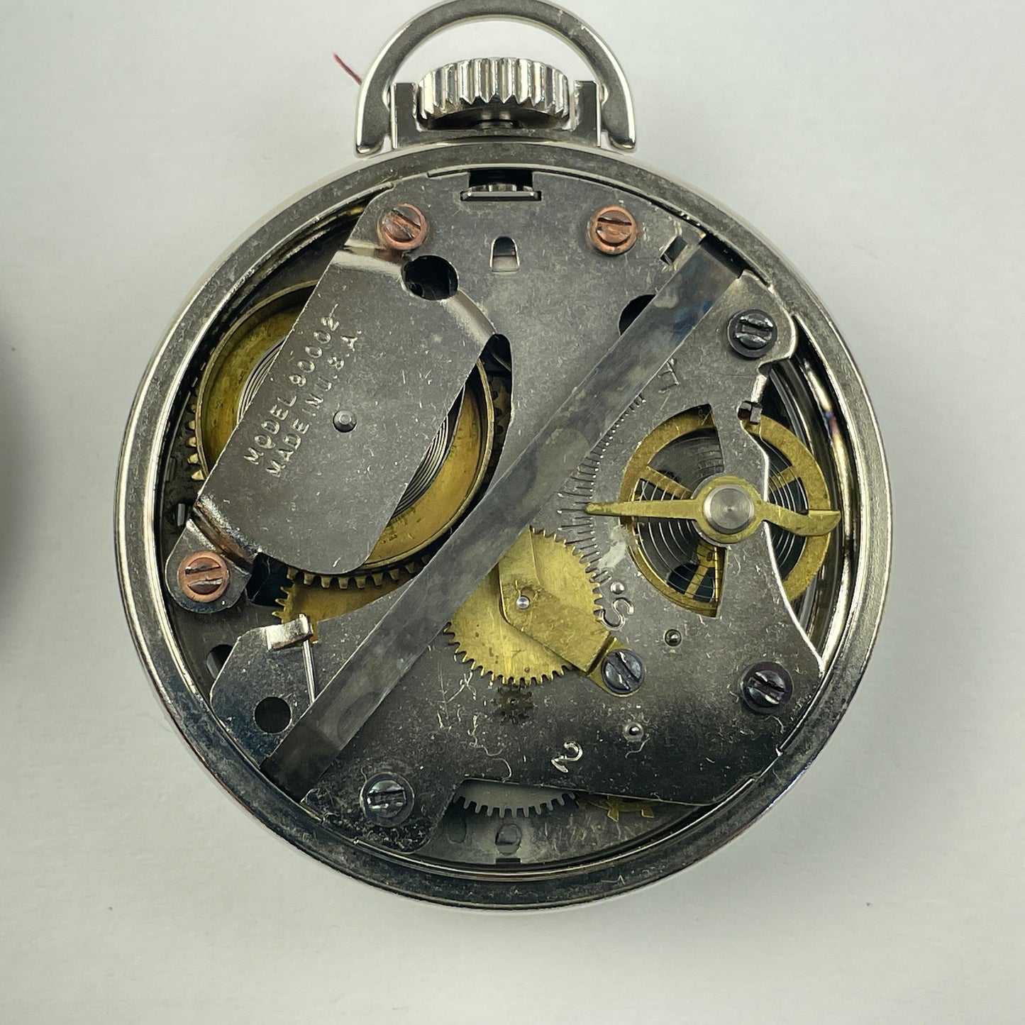Apr Lot 111- Westclox 1950 “WORLD TIME” Pocket Watch