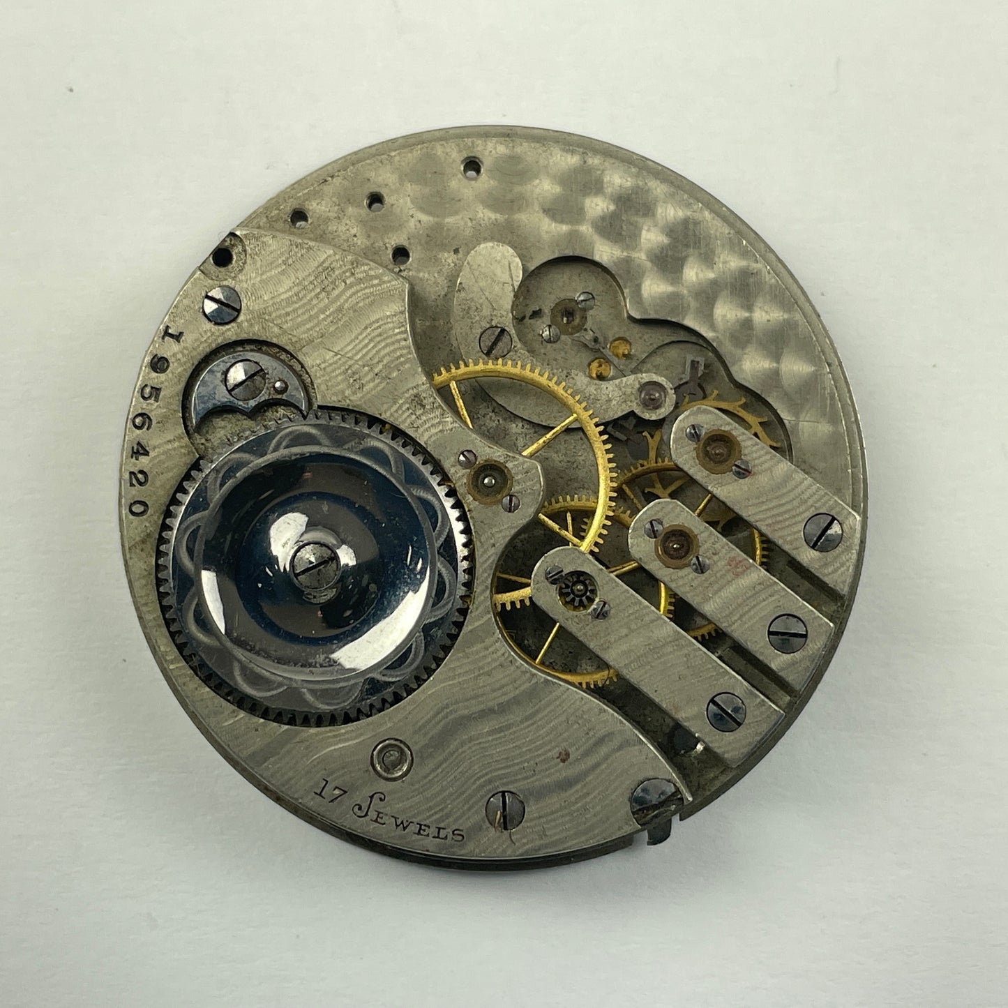 Apr Lot 20- Elgin 16 Size Nickel Pocket Watch Movements