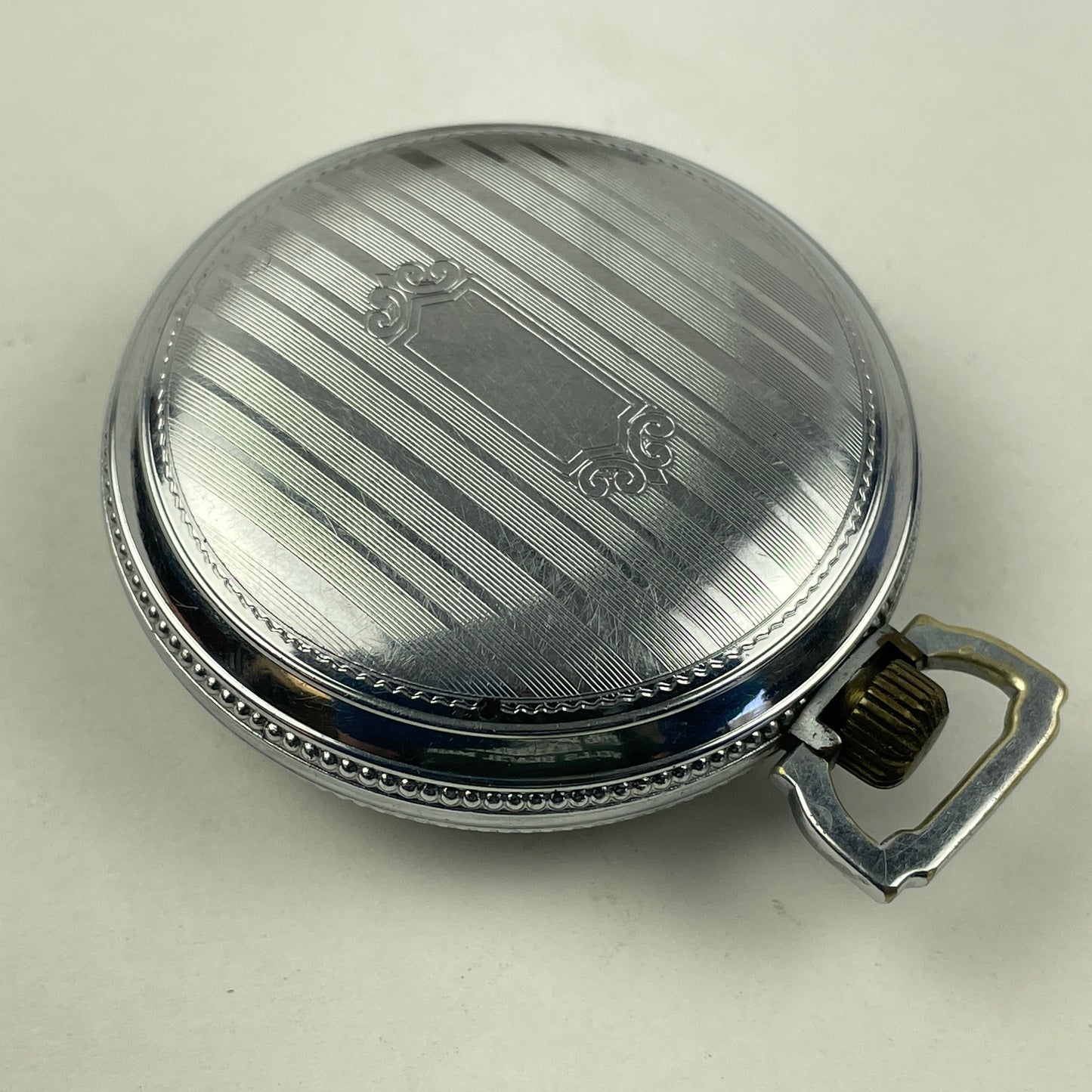 Apr Lot 104- Elgin 18 Size Non-Running Open Face Pocket Watch
