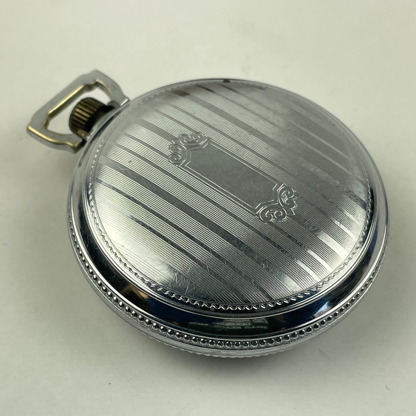 Apr Lot 104- Elgin 18 Size Non-Running Open Face Pocket Watch