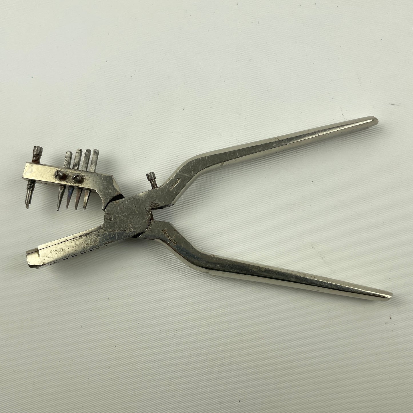Apr Lot 30- Watchmaker’s & Clockmaker’s Set of Mainspring Punch Pliers