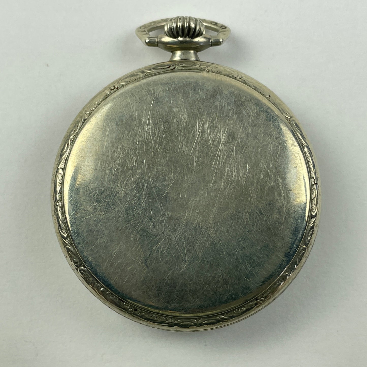 Apr Lot 94- Waltham 12 Size Non-Running Open Face Pocket Watch