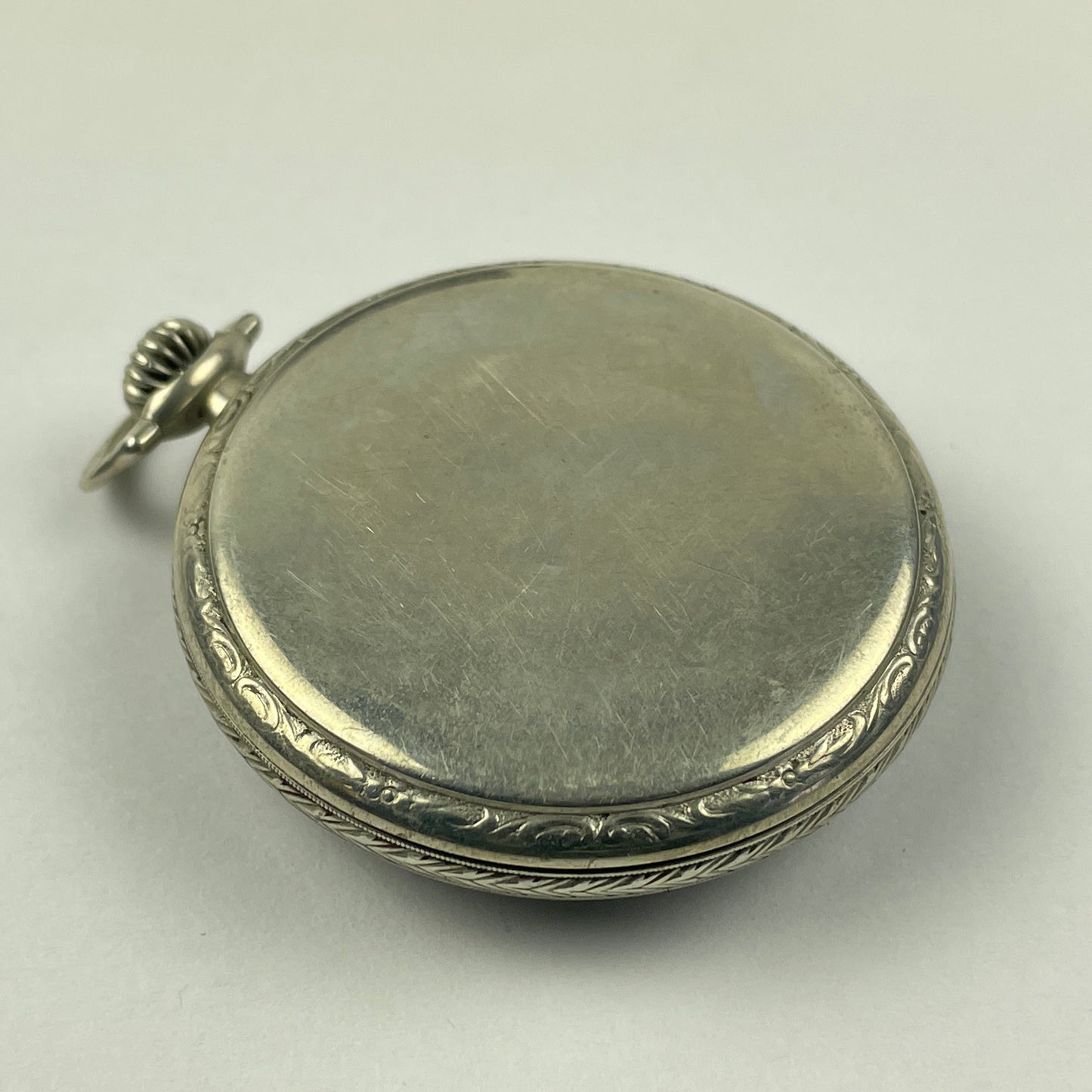 Apr Lot 94- Waltham 12 Size Non-Running Open Face Pocket Watch