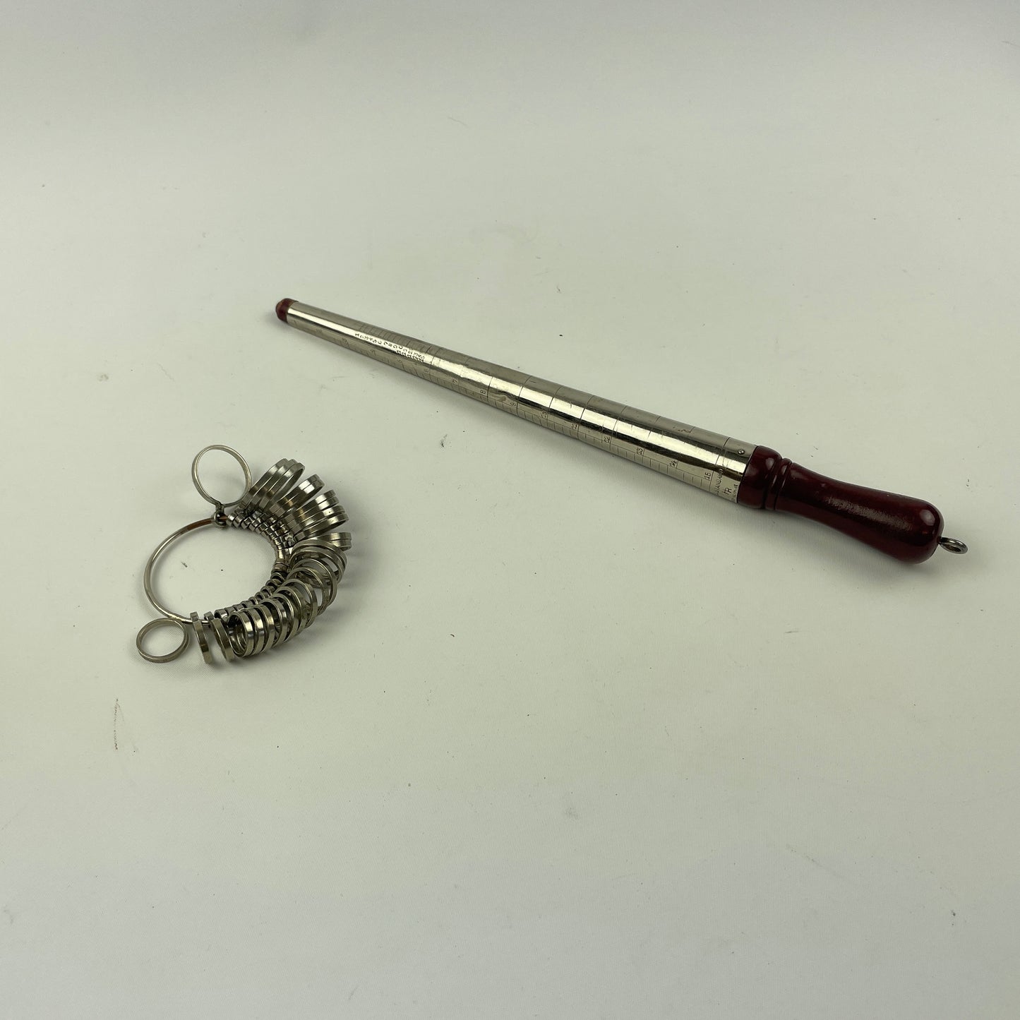 Apr Lot 123- Jeweler’s U. S. Standard Ring Mandrel & Ring Sizers
