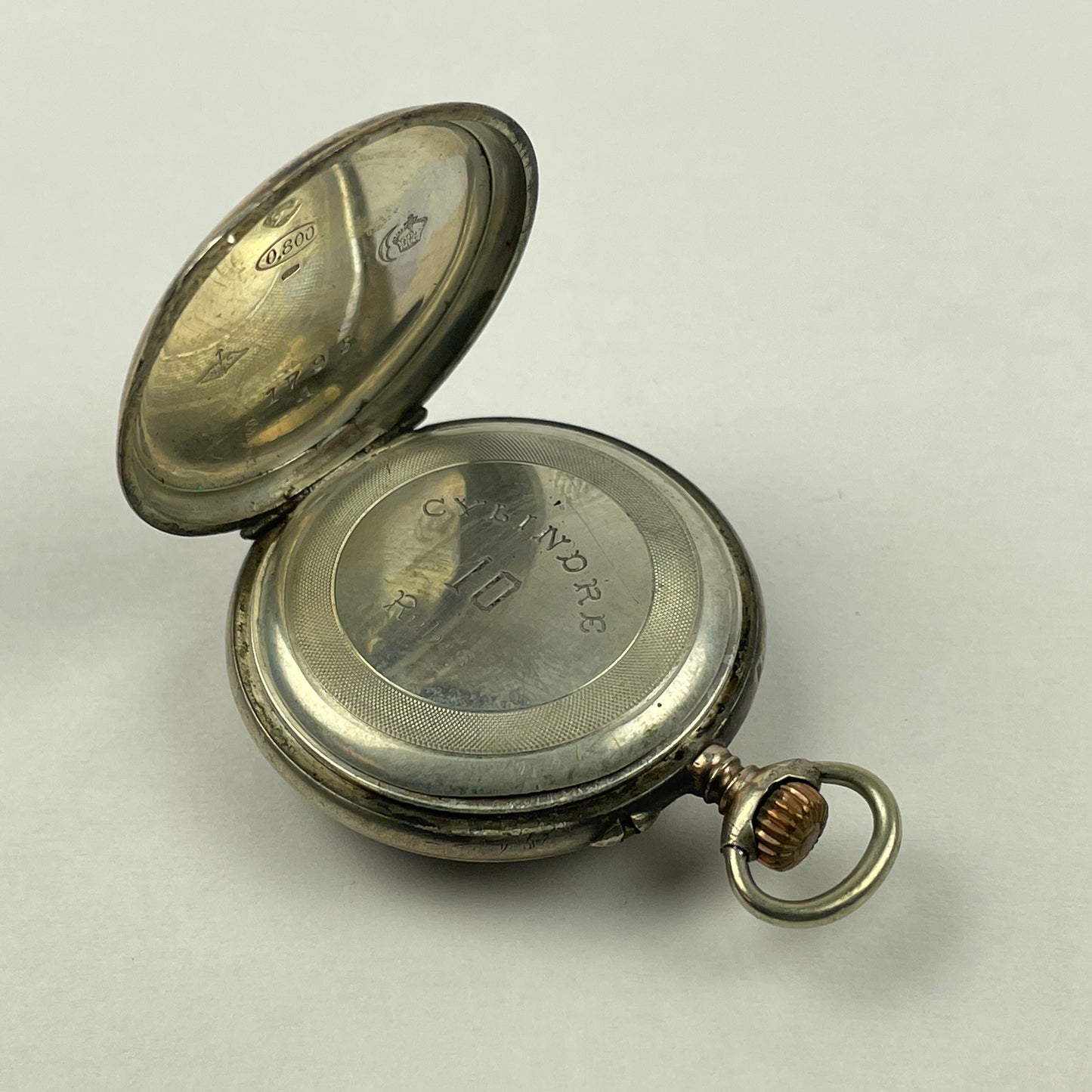 Apr Lot 130- Swiss Ladies Coin Silver Lapel Non-Running Watches