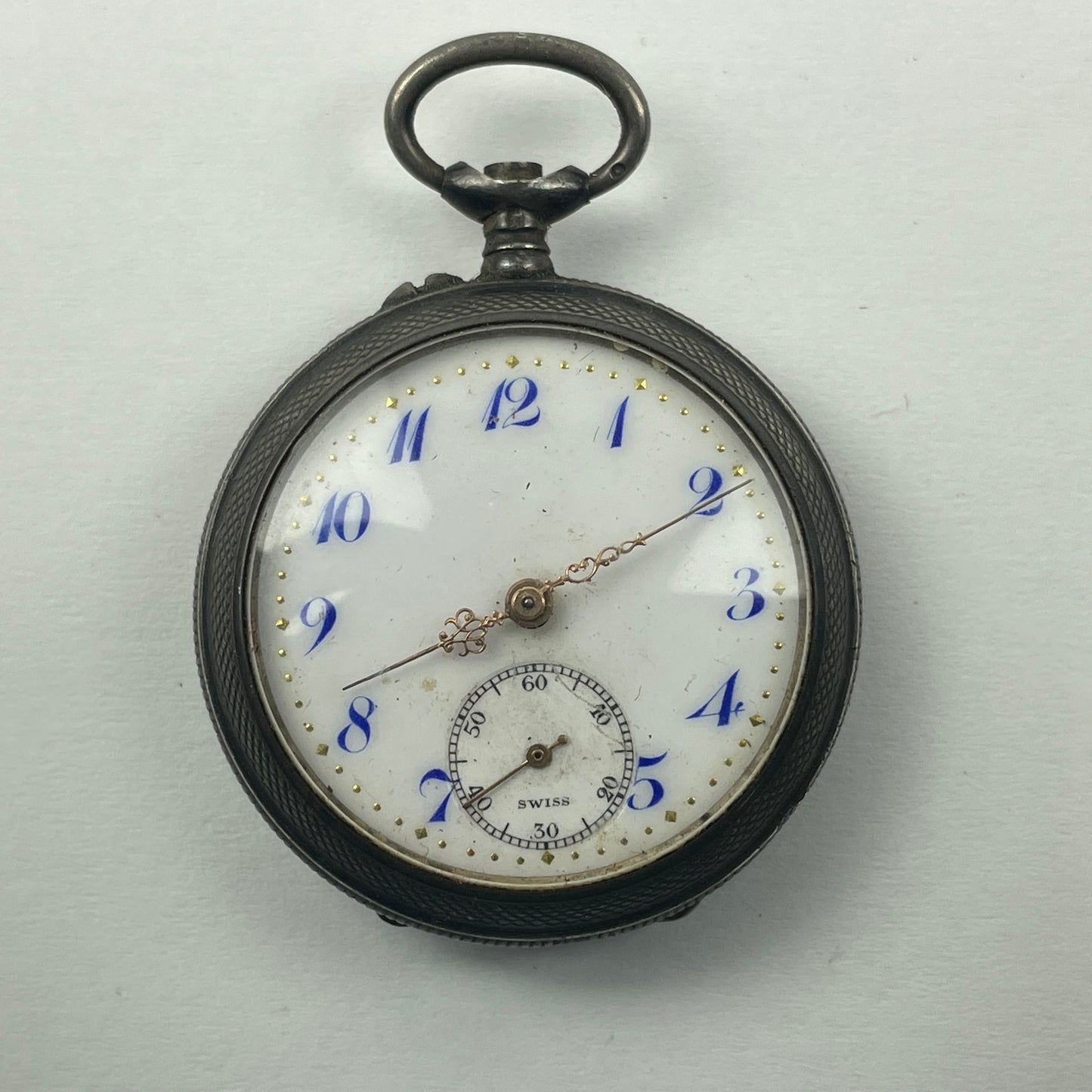 Apr Lot 130- Swiss Ladies Coin Silver Lapel Non-Running Watches