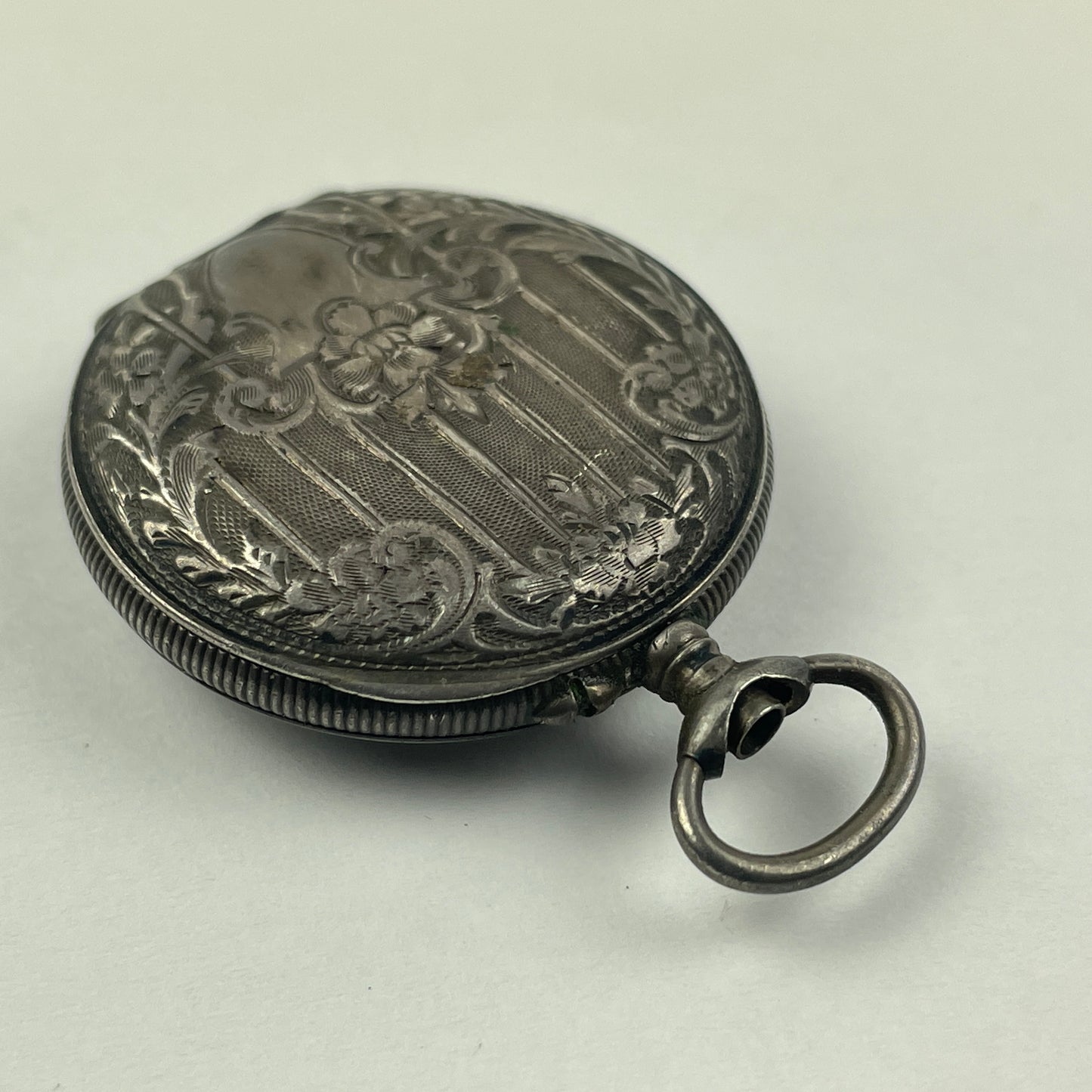 Apr Lot 130- Swiss Ladies Coin Silver Lapel Non-Running Watches