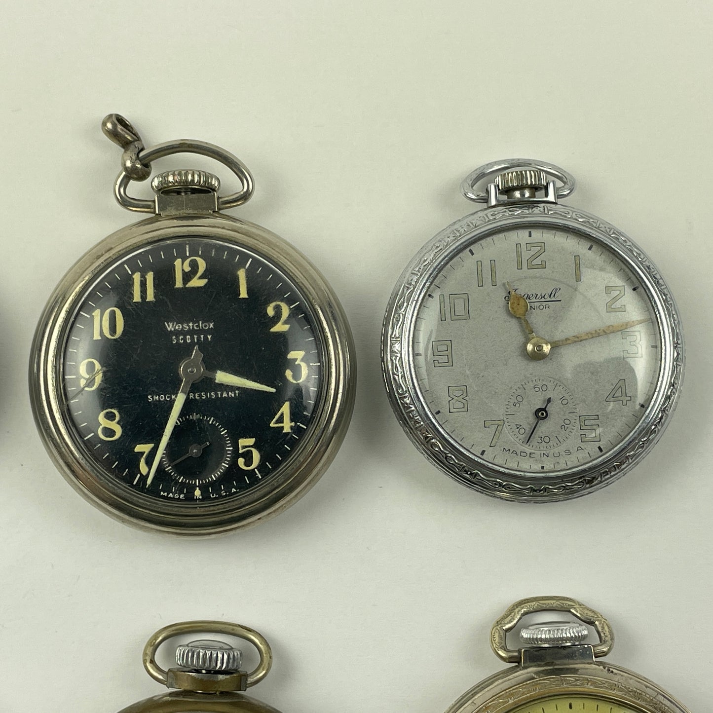 Apr Lot 44-American Assortment of Eight Dollar Pocket Watches