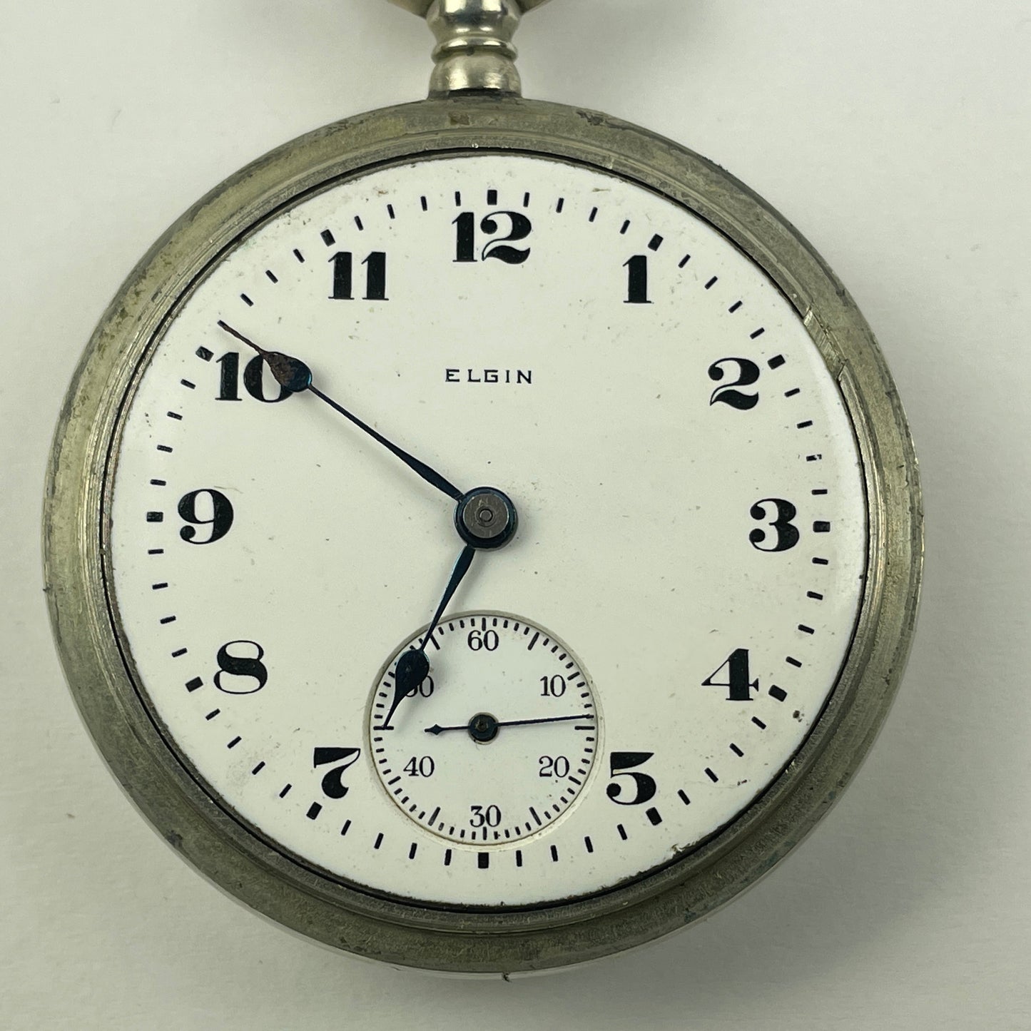 Apr Lot 49-Elgin 18 Size Non-Running Open Face Pocket Watch