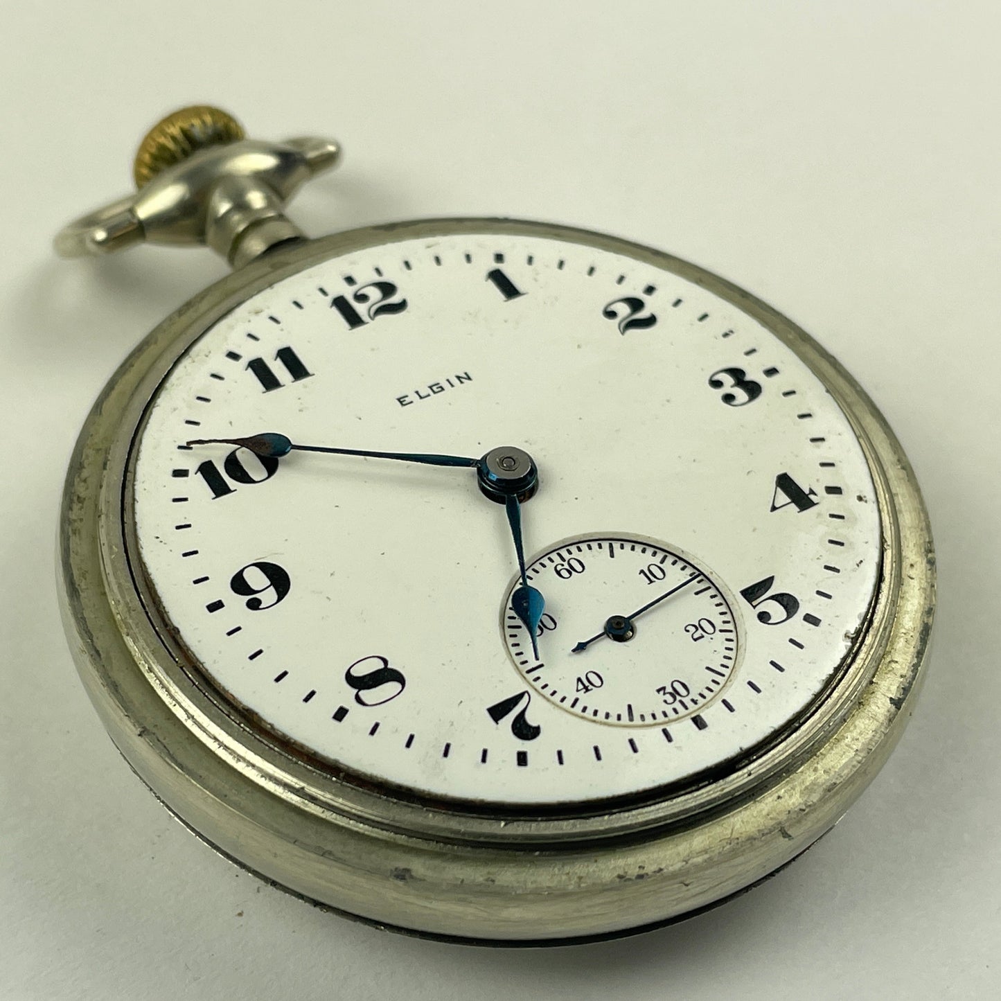 Apr Lot 49-Elgin 18 Size Non-Running Open Face Pocket Watch