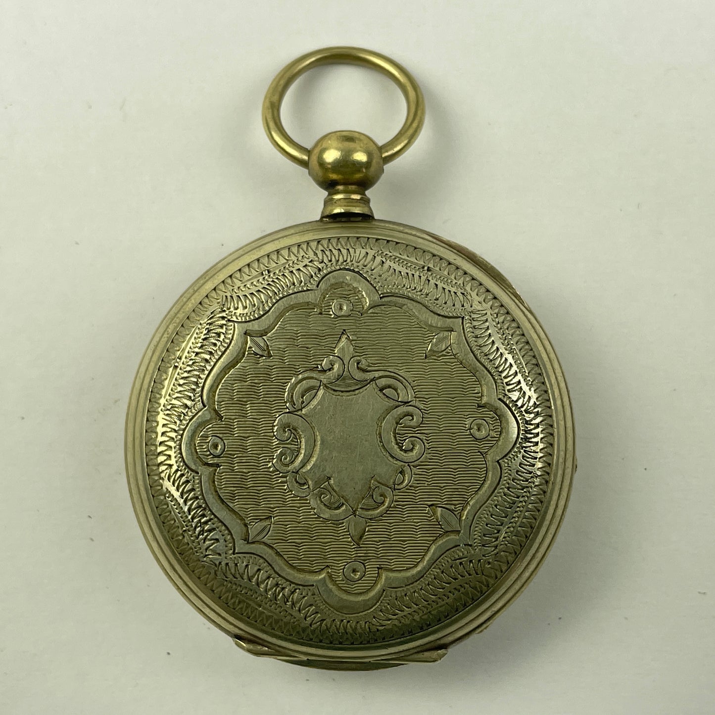 Apr Lot 21- Swiss Key Wind & Key Set Open Face Pocket Watch