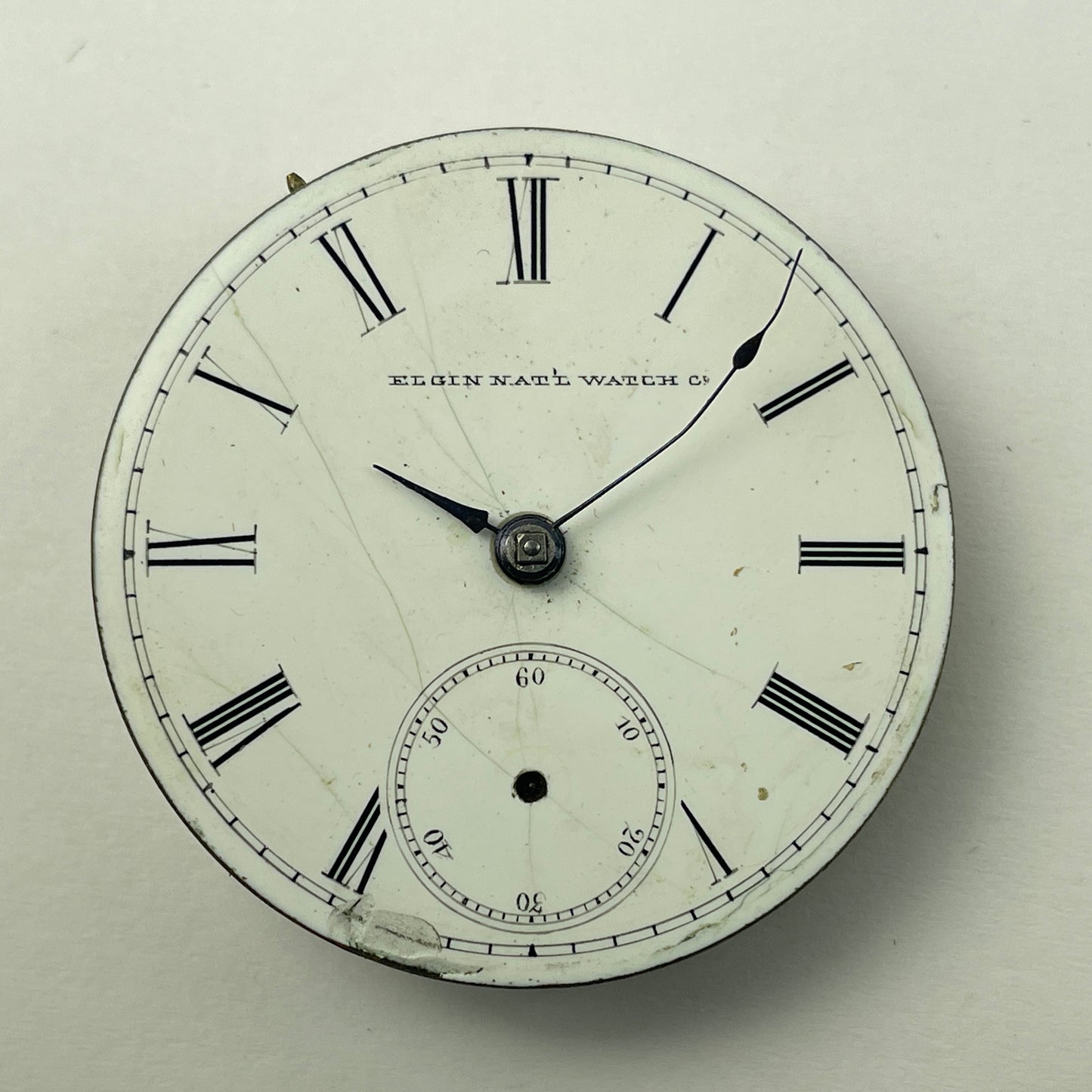Apr Lot 43- Waltham & Elgin 18 Size Gilt Pocket Watch Movements