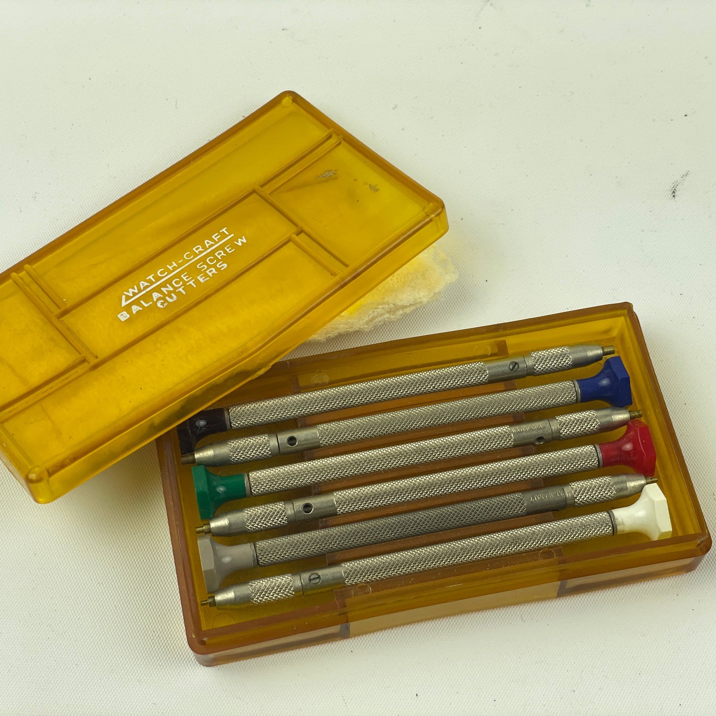 Apr Lot 106- Watch-Craft for C. E. Marshall Boxed Set of Balance Screw Undercutters