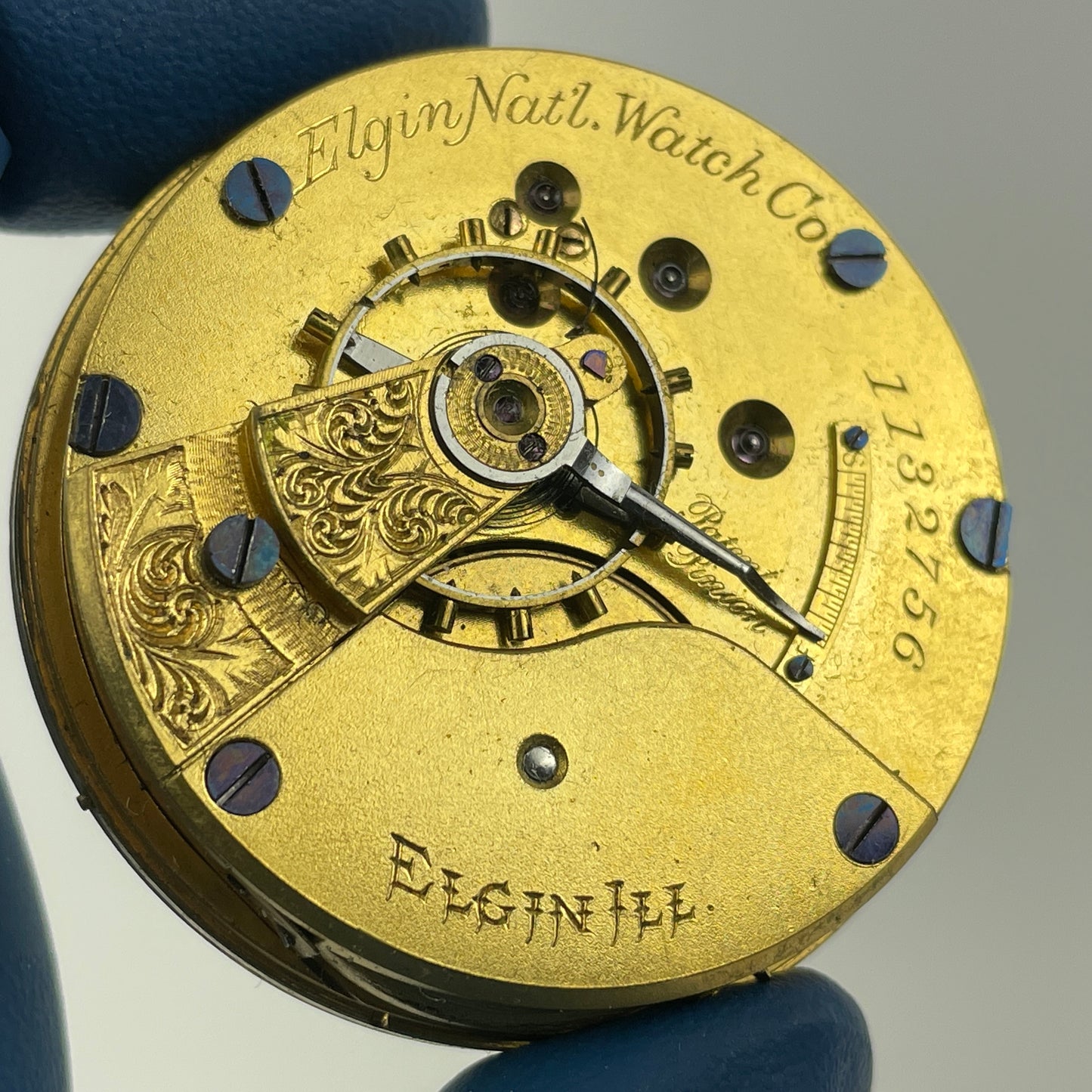 Apr Lot 59- Elgin 12 & 18 Size Open Face & Hunting Pocket Watch Movement