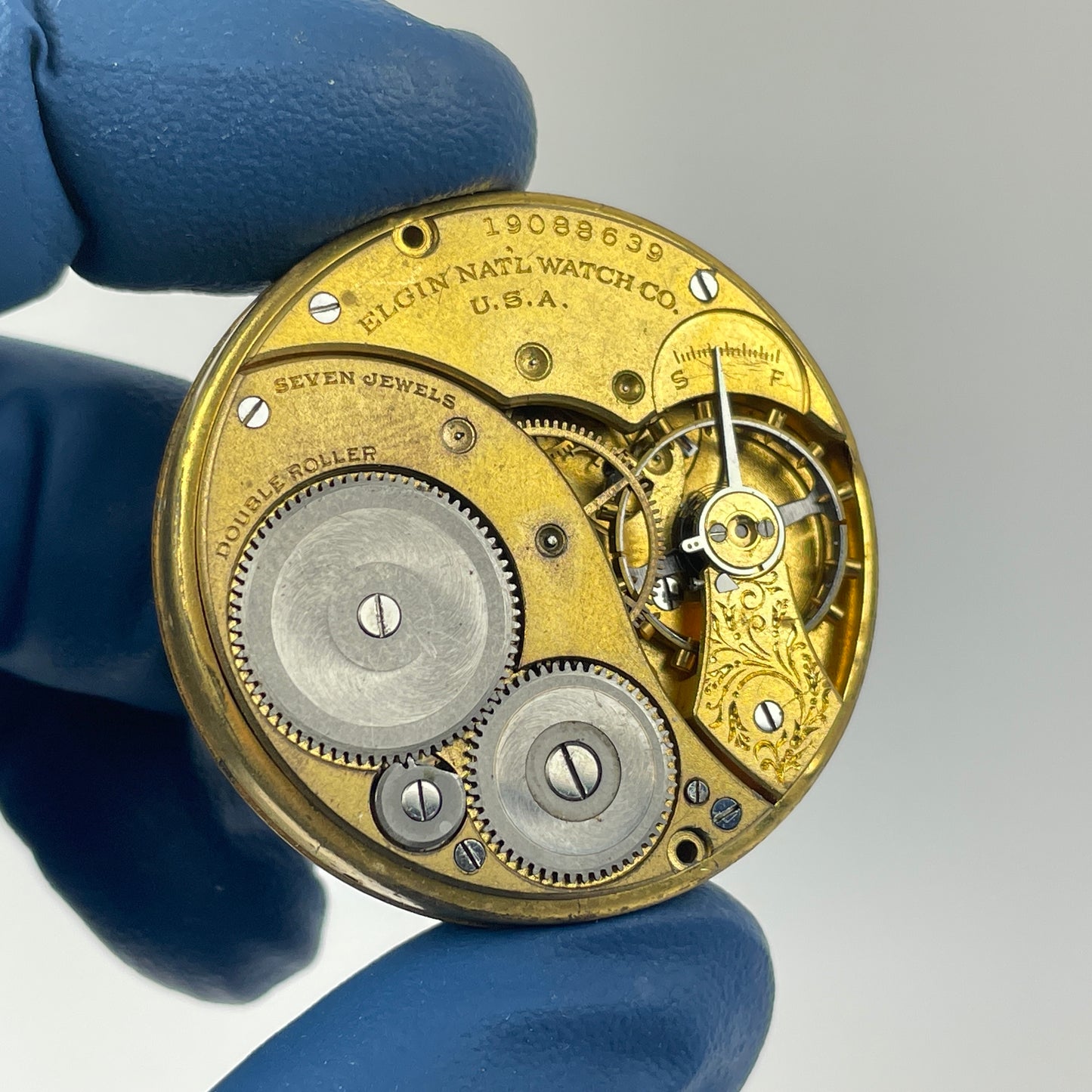 Apr Lot 59- Elgin 12 & 18 Size Open Face & Hunting Pocket Watch Movement