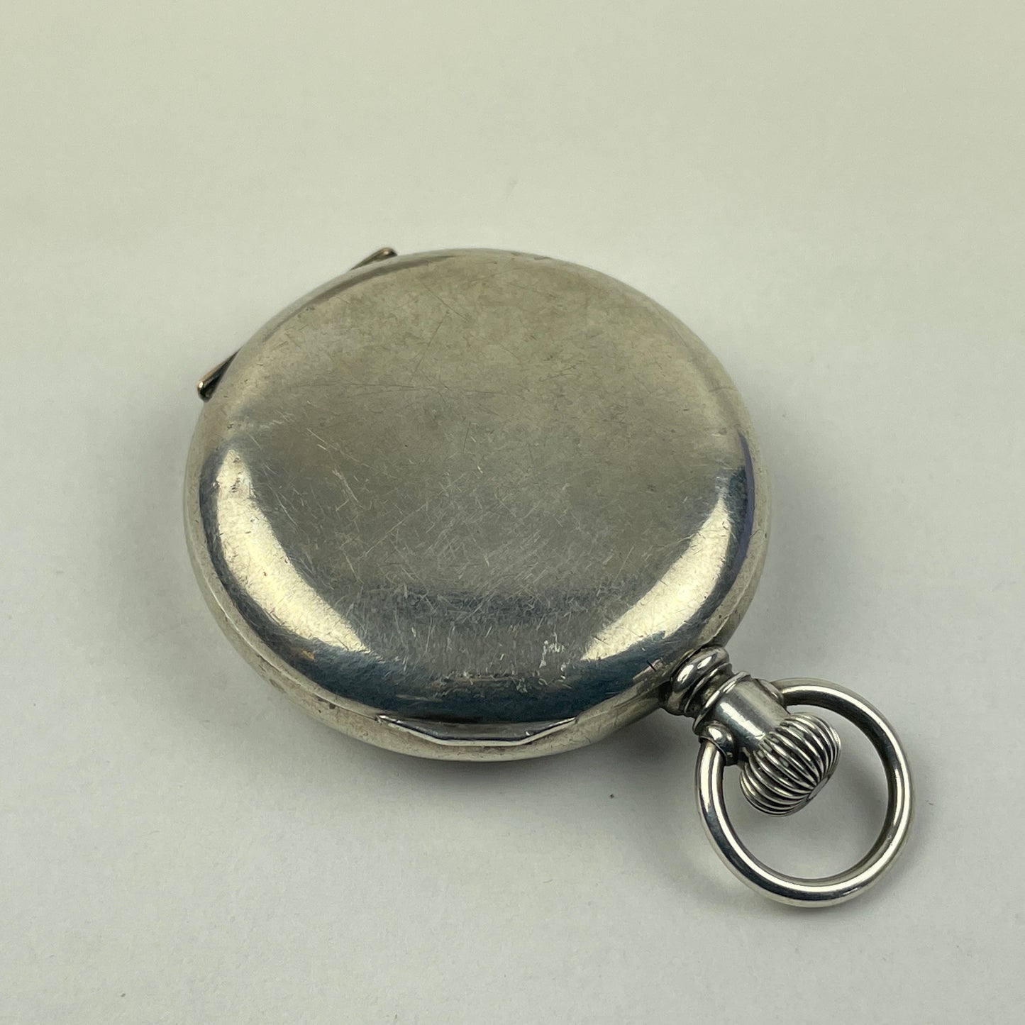 Apr Lot 67- Waltham “O” Size Coin Silver Hunting Pocket Watch