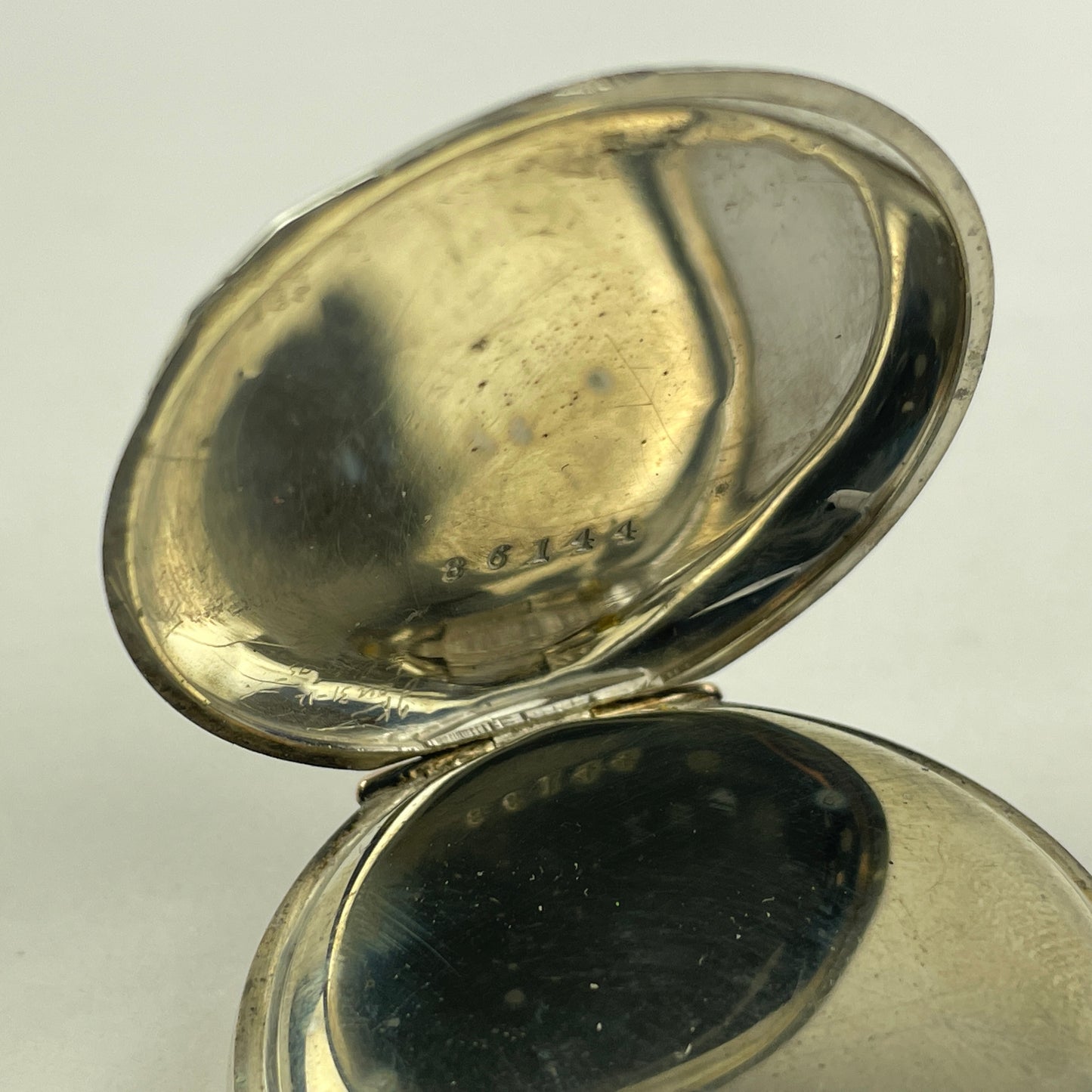 Apr Lot 67- Waltham “O” Size Coin Silver Hunting Pocket Watch