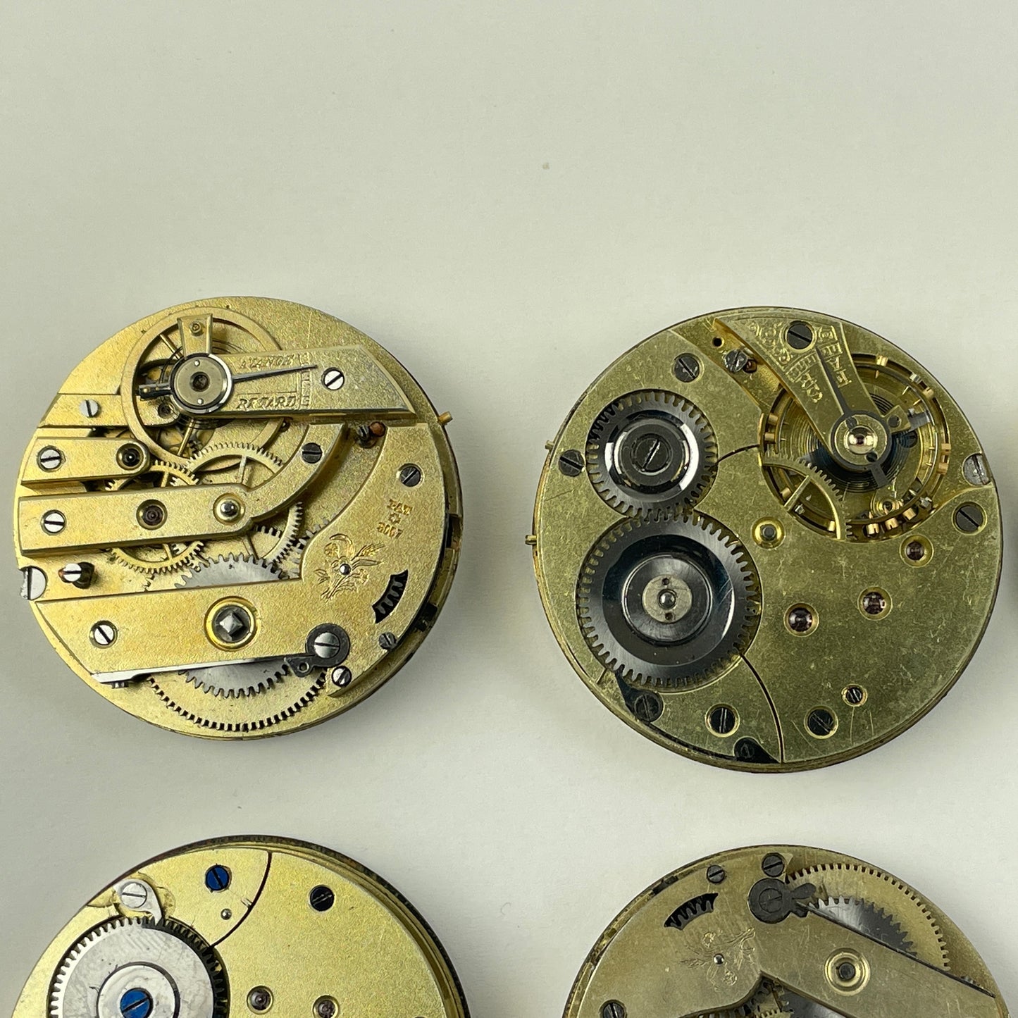 Apr Lot 69- Six Swiss Quality Pocket Watch Movements