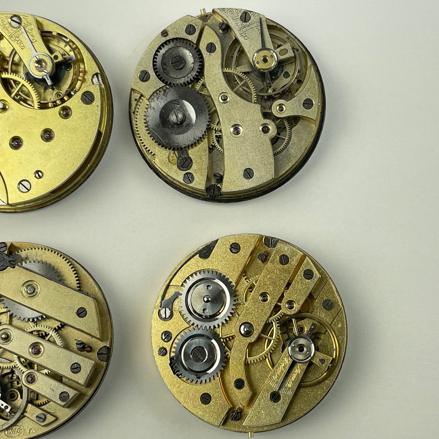 Apr Lot 69- Six Swiss Quality Pocket Watch Movements