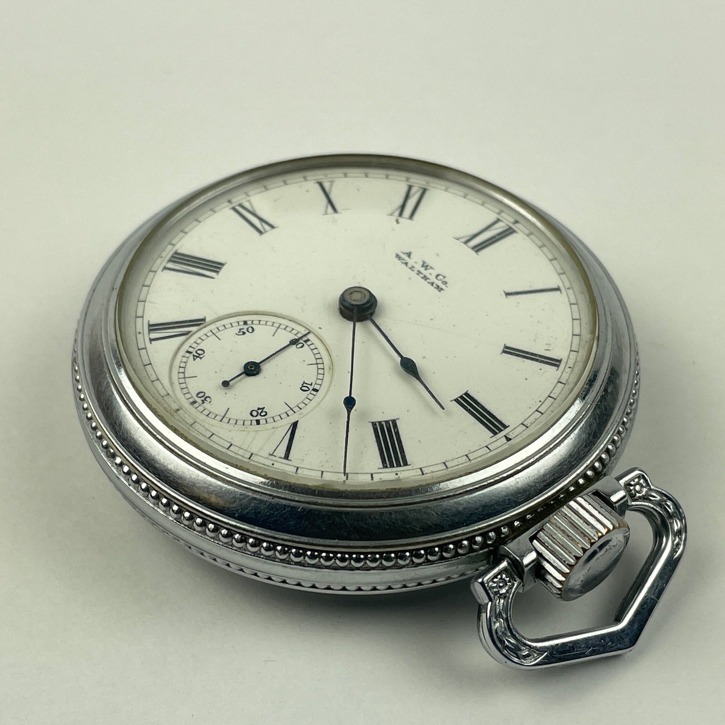 Apr Lot 71- Waltham 18 Size P. S. Bartlett Open Face Pocket Watch