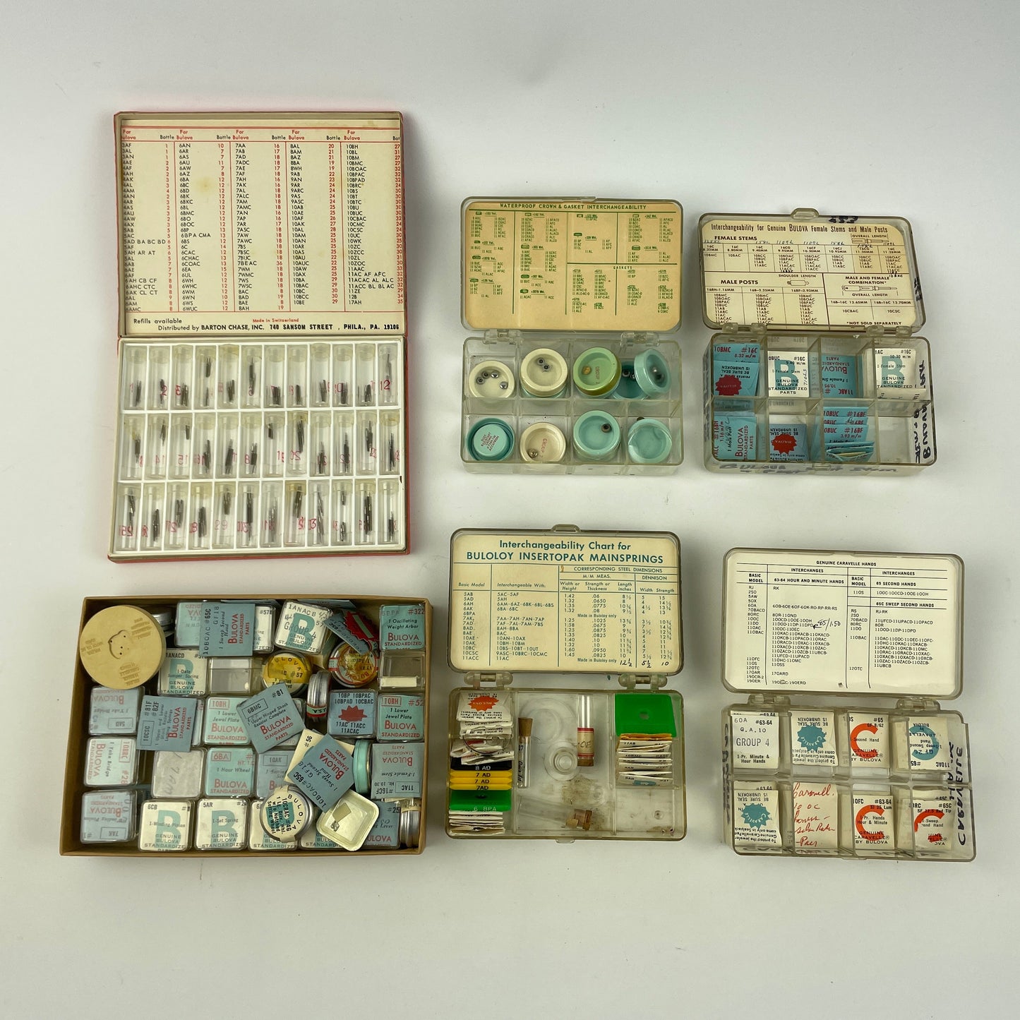 Apr Lot 2- Bulova Factory Wristwatch Stems & Wristwatch Parts