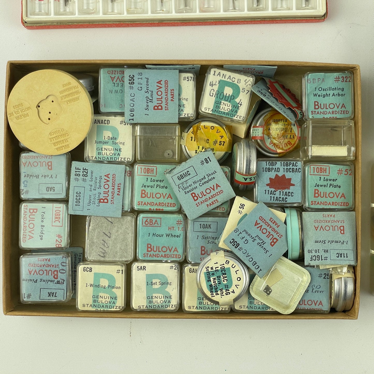 Apr Lot 2- Bulova Factory Wristwatch Stems & Wristwatch Parts