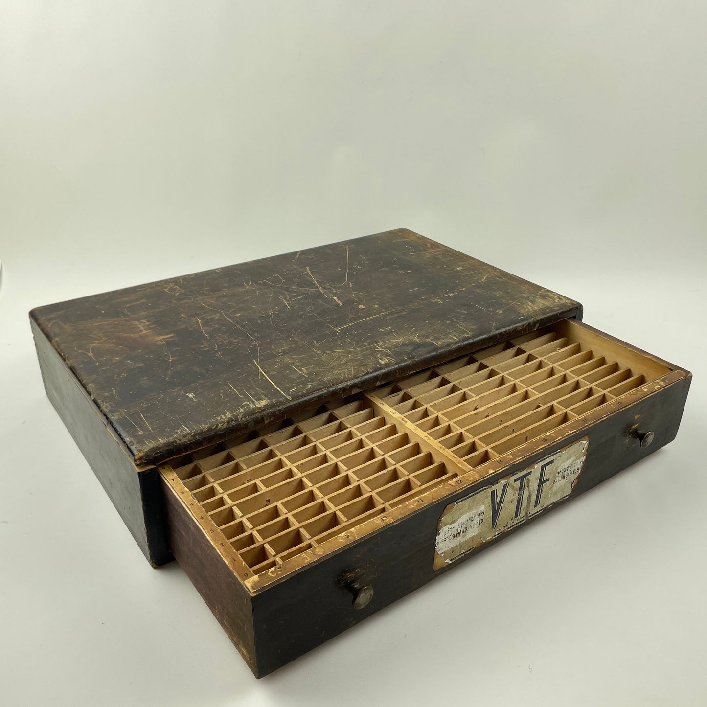 Apr Lot 122- VTF Wooden Crystal Cabinet