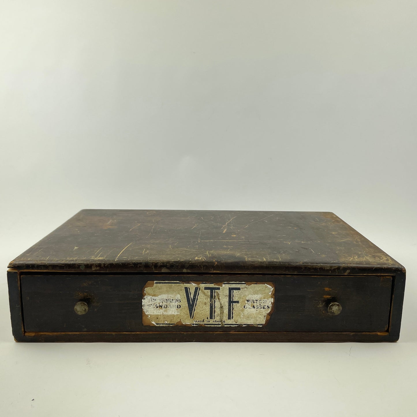 Apr Lot 122- VTF Wooden Crystal Cabinet