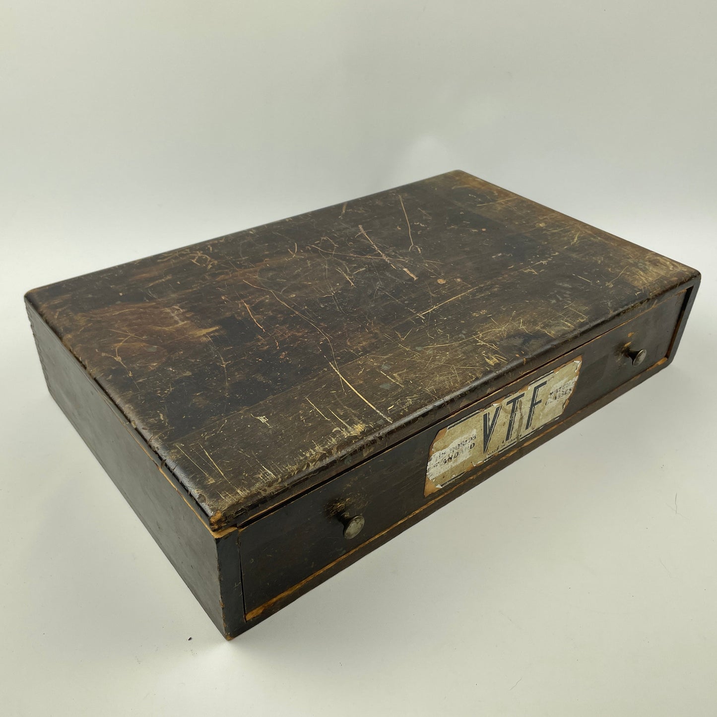 Apr Lot 122- VTF Wooden Crystal Cabinet