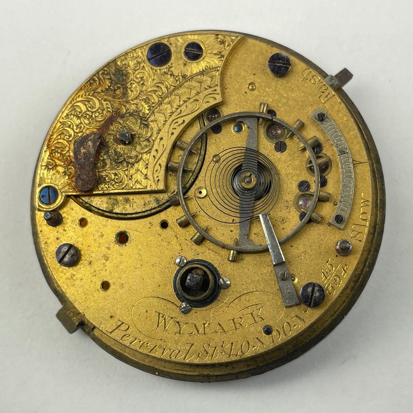 Apr Lot 74- English Fusee Non-Running Pocket Watch Movements