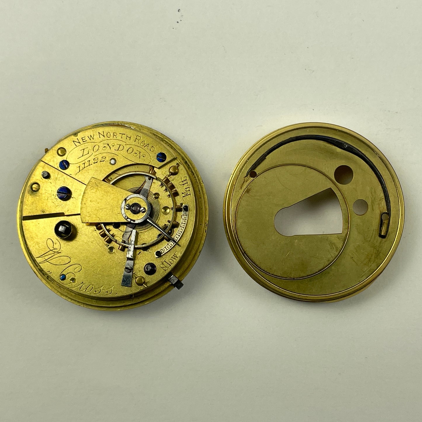 Apr Lot 74- English Fusee Non-Running Pocket Watch Movements