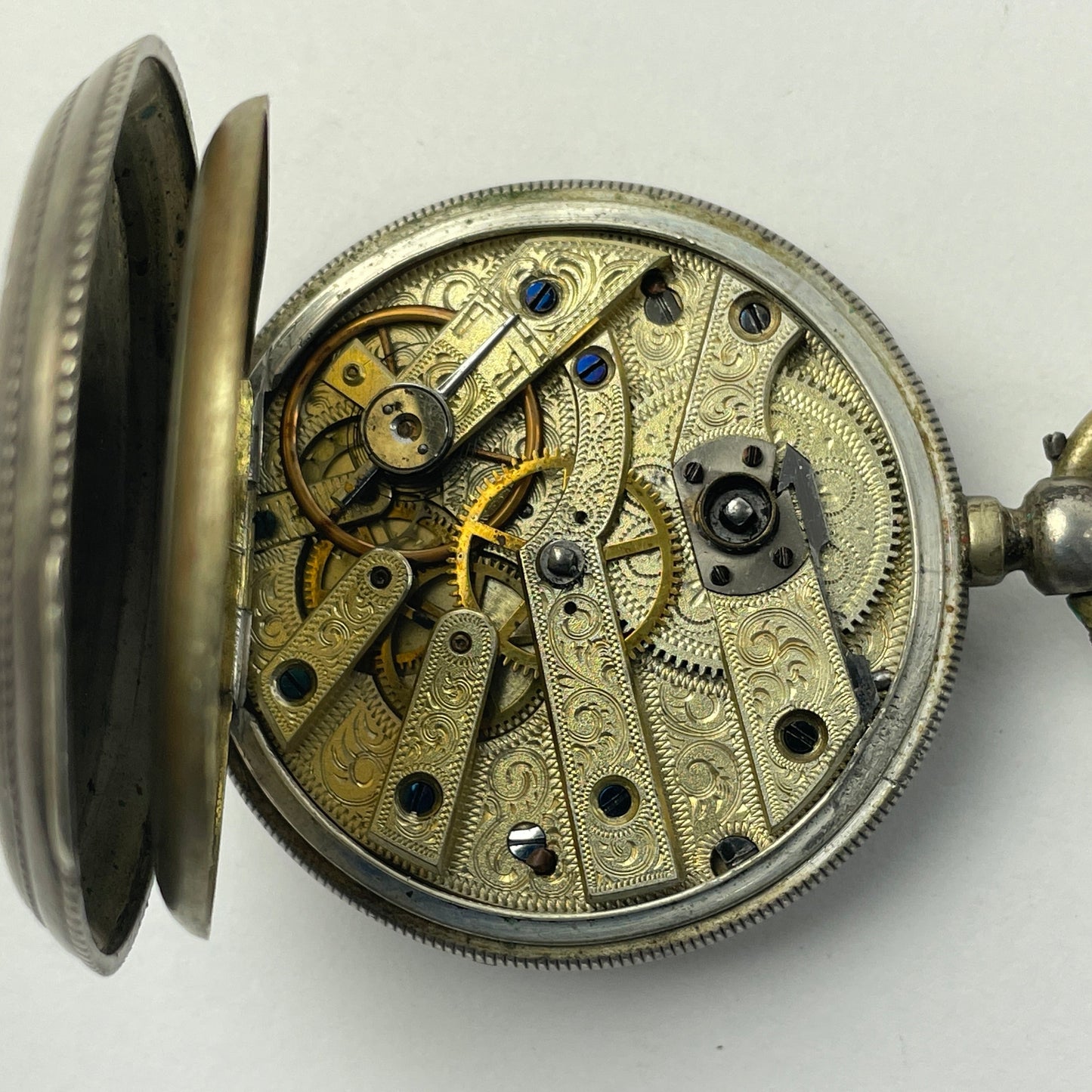Apr Lot 82- Swiss & English Open Face Pocket Watches