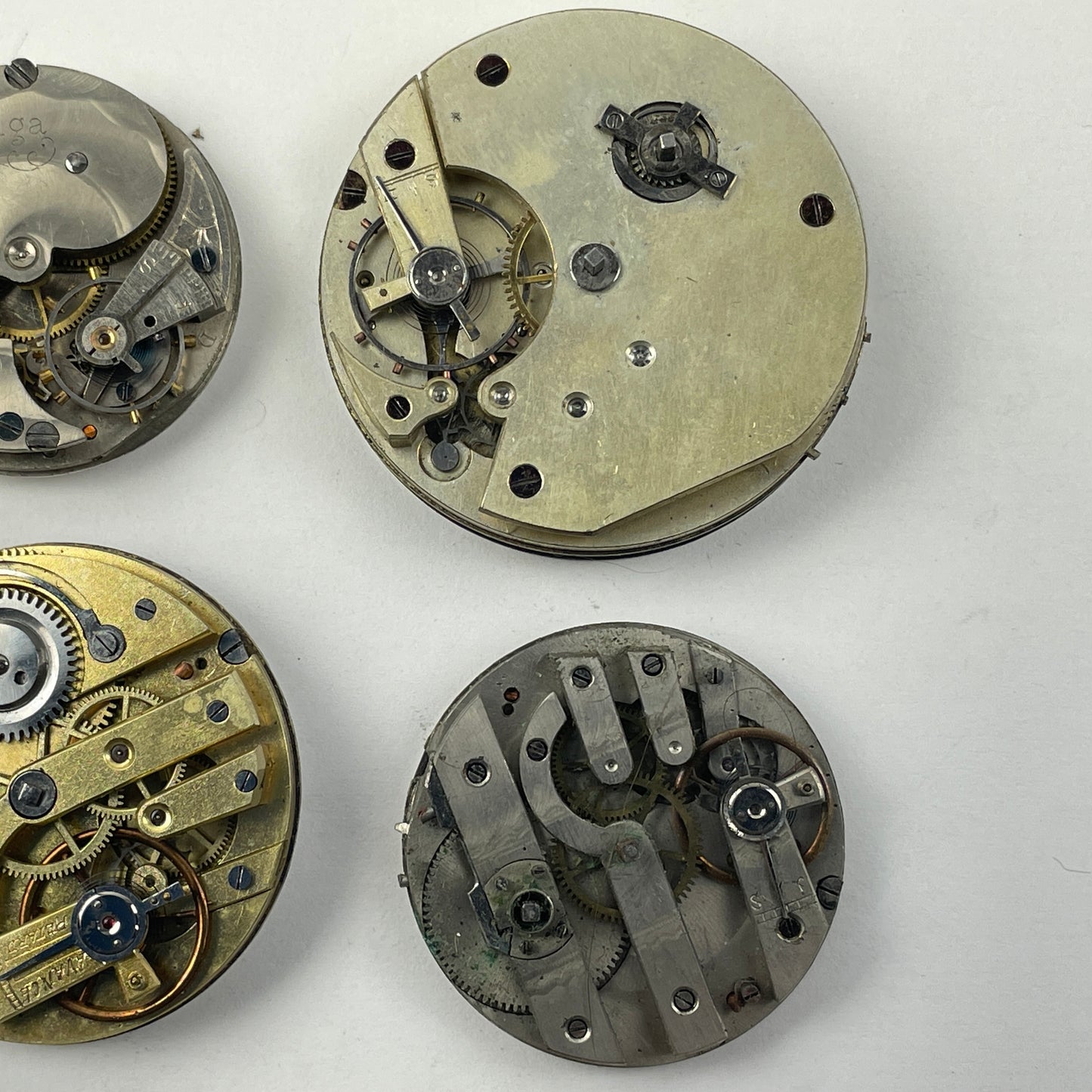 Apr Lot 83- Swiss Cylinder Open Face Pocket Watch Movements