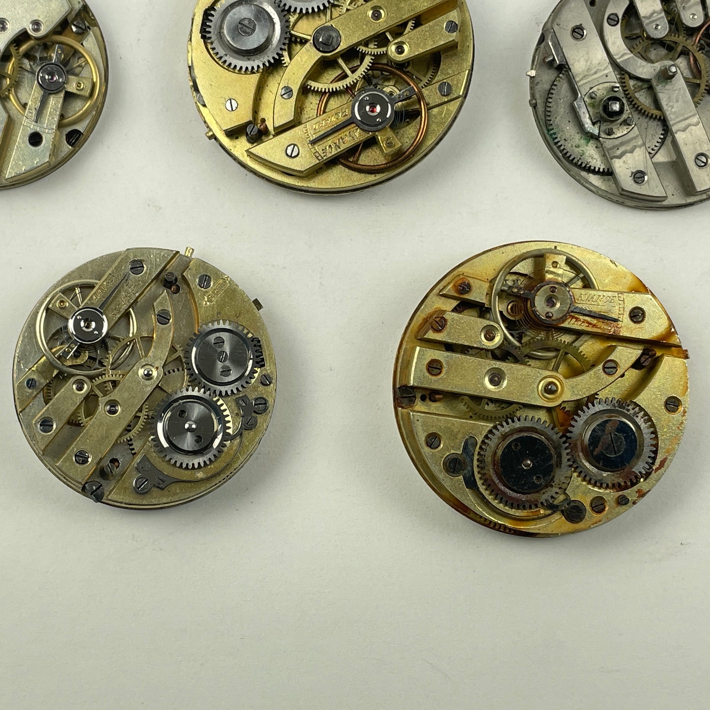 Apr Lot 83- Swiss Cylinder Open Face Pocket Watch Movements